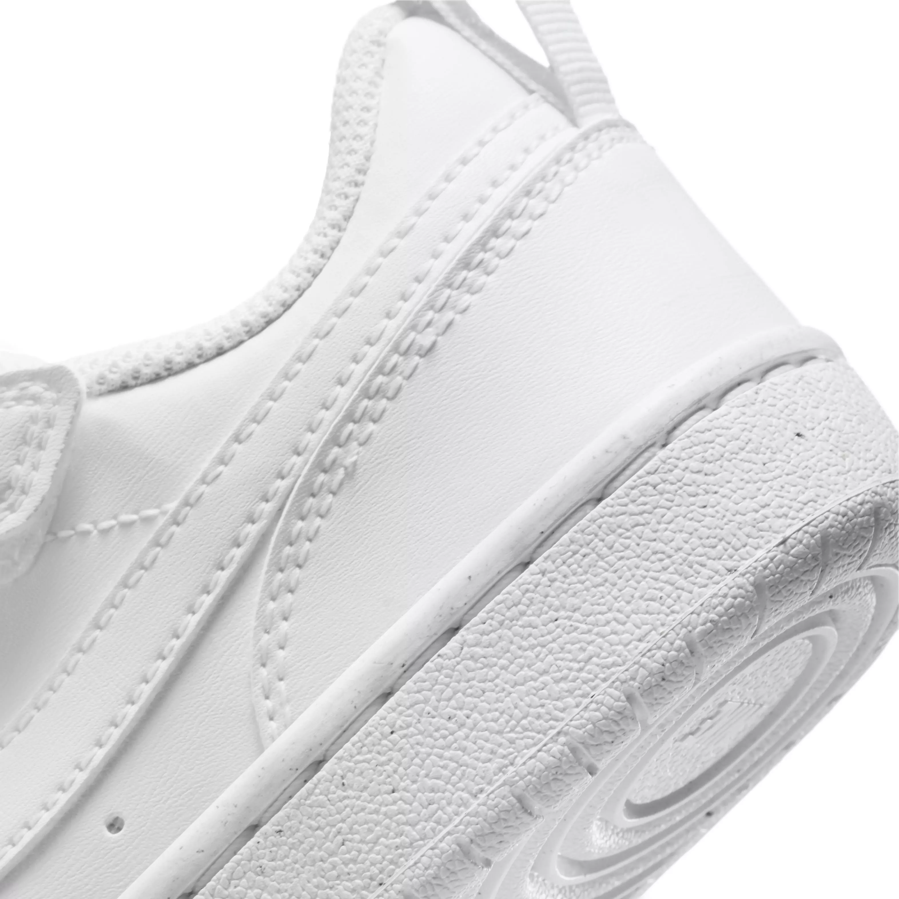 Nike Court Borough Low Recraft "White/White/White" Preschool Boys' Shoe - WHITE/WHITE/WHITE