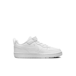Nike Court Borough Low Recraft "White/White/White" Preschool Boys' Shoe