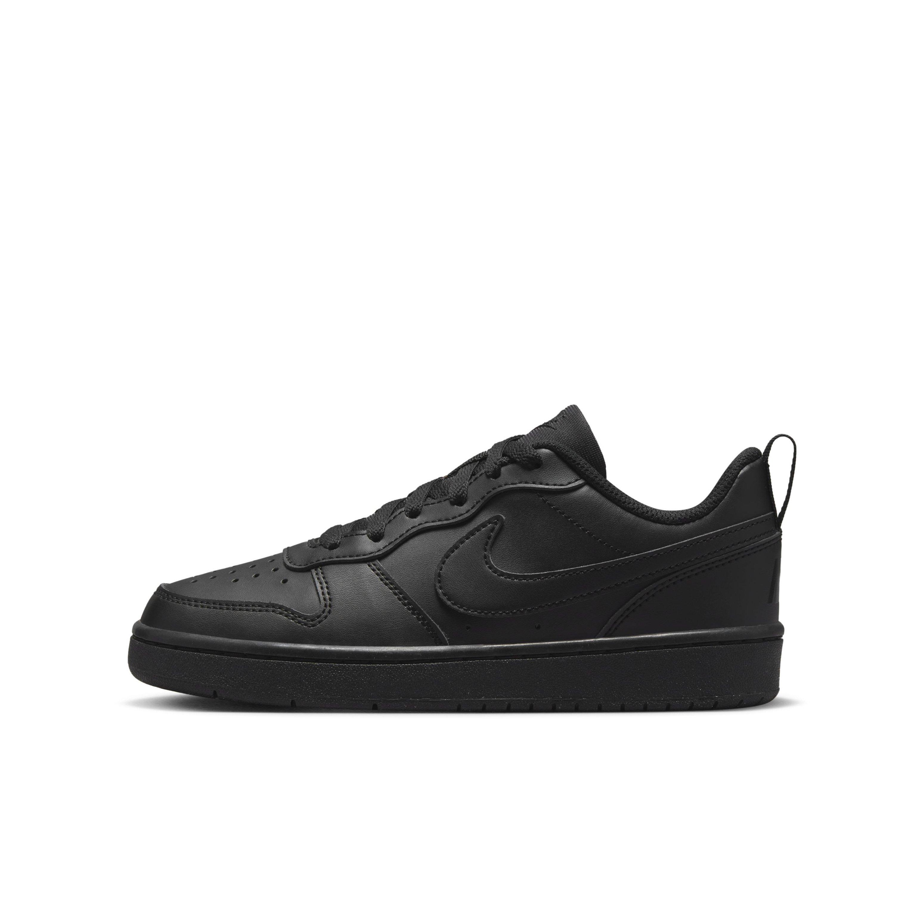 Nike Court Borough Low Recraft Grade School Boys' "Black/Black/Black" Shoe