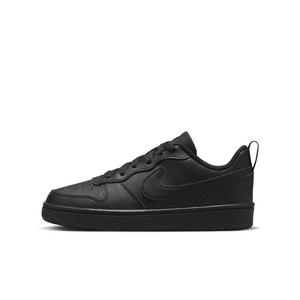 Nike Court Borough Low Recraft "Black/Black/Black" Grade School Boys' Shoe