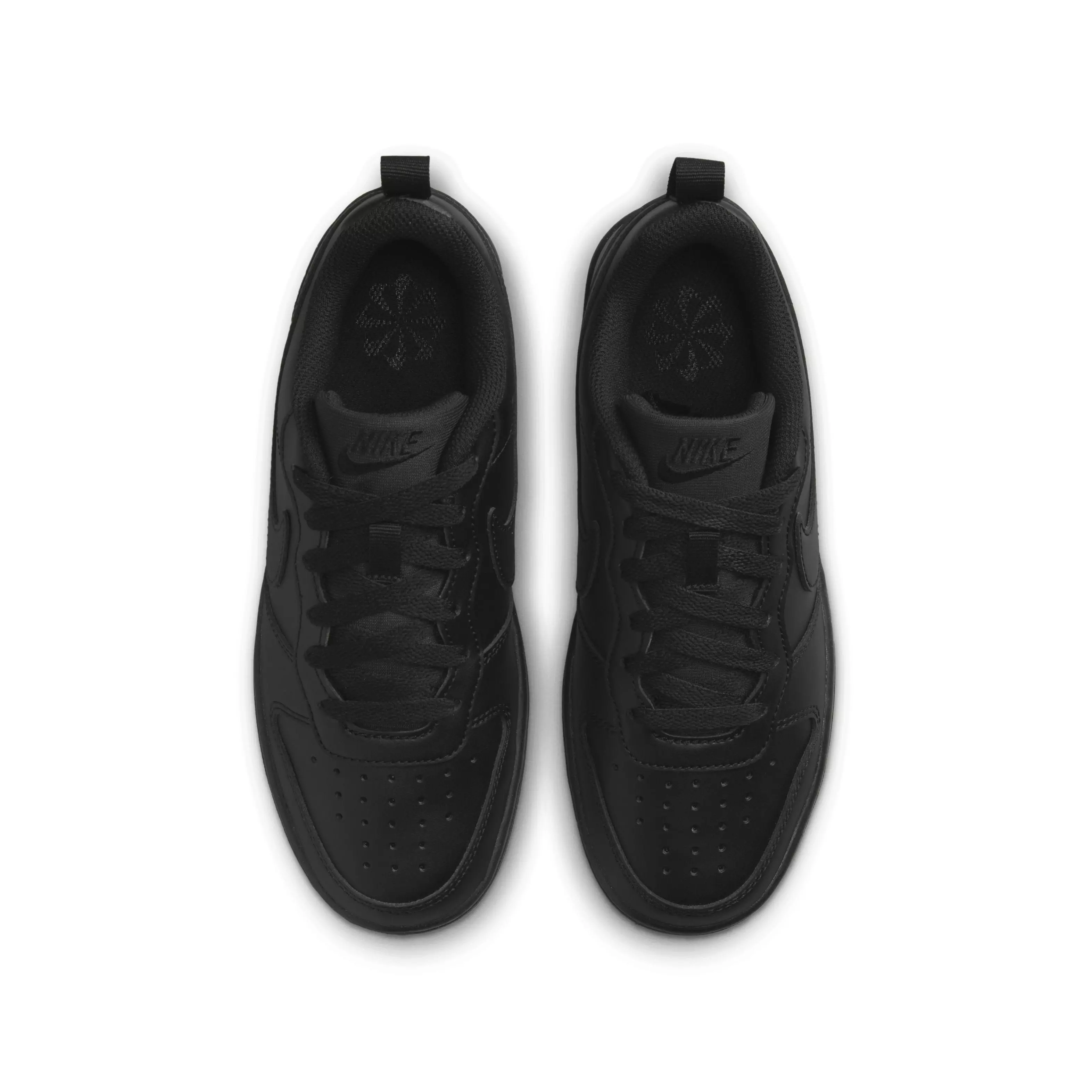 Nike Court Borough Low Recraft "Black/Black/Black" Grade School Boys' Shoe - BLACK/BLACK/BLACK