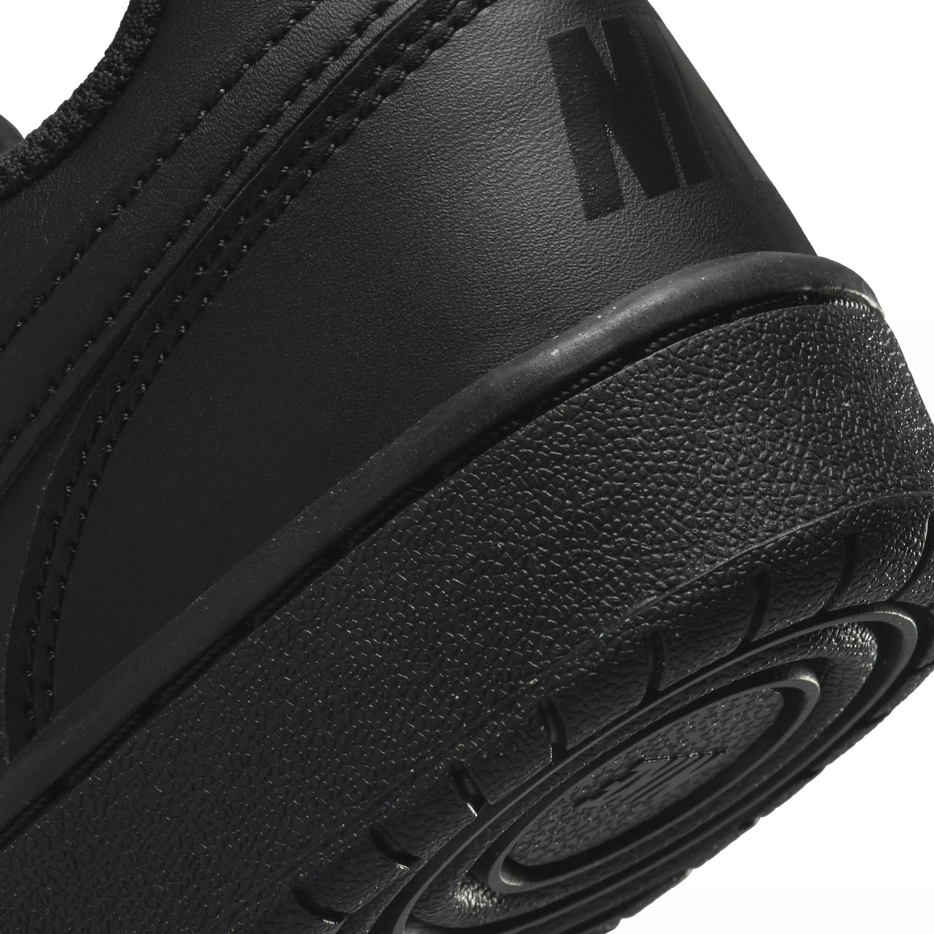Nike Court Borough Low Recraft "Black/Black/Black" Grade School Boys' Shoe - BLACK/BLACK/BLACK