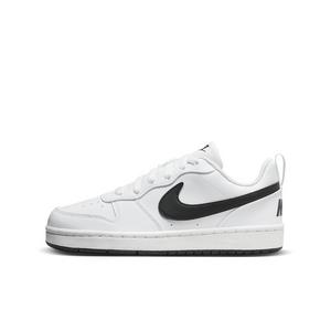 Nike Court Borough Low Recraft "White/Black" Grade School Boys' Shoe