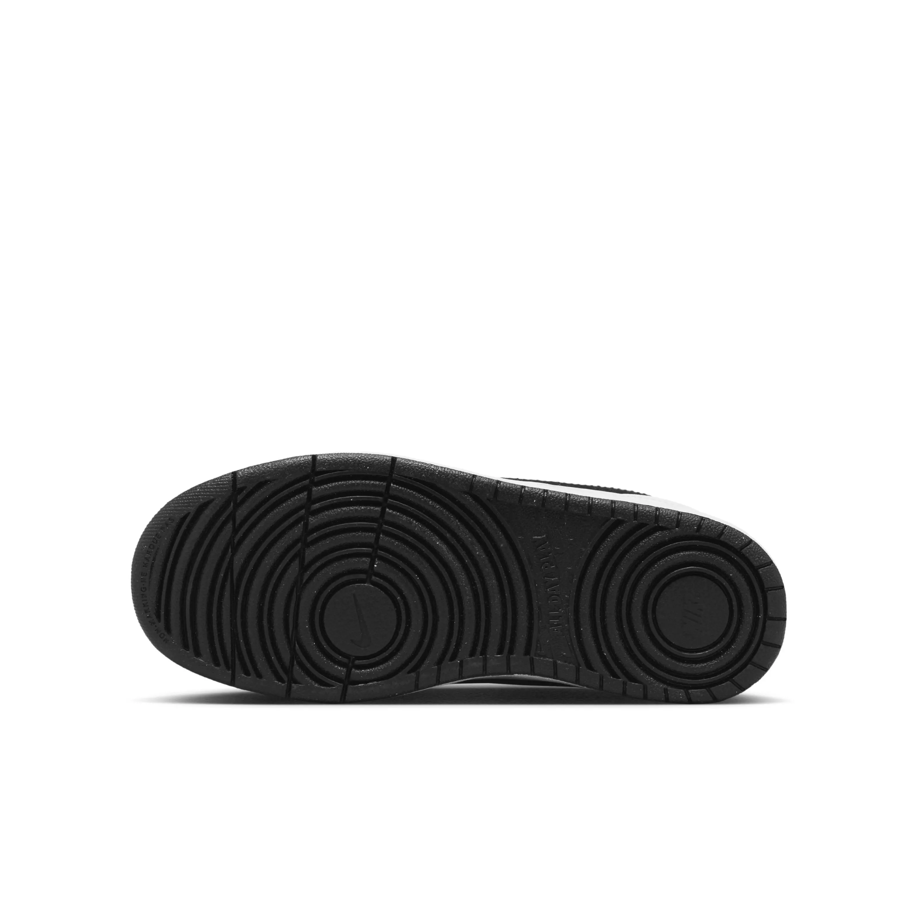 Nike Court Borough Low Recraft "White/Black" Grade School Boys' Shoe - WHITE/BLACK