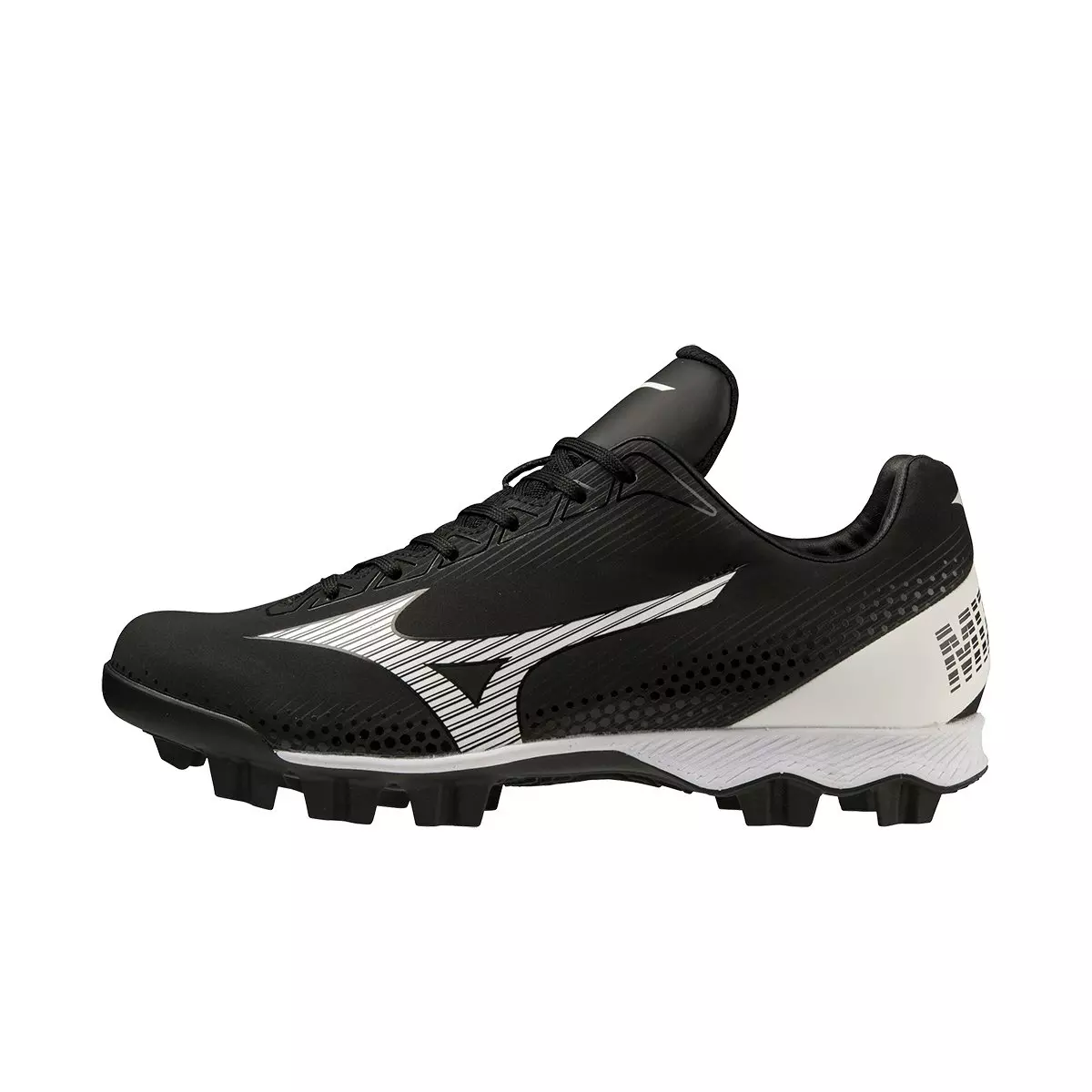 Mizuno Wave Finch LightRevo TPU "Black/White" Women's Softball Cleat - BLACK/WHITE
