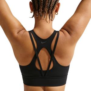 Nike Women's Zenvy Light-Support Padded Longline Sports Bra -Black