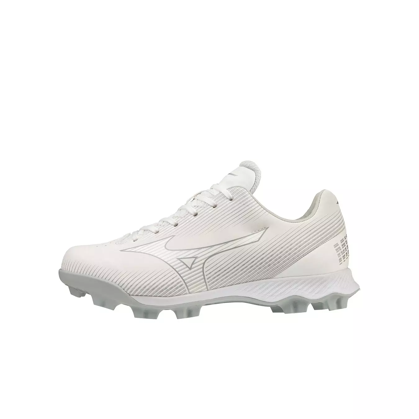 Mizuno Wave Finch LightRevo "White" Grade School Girls' Softball Cleat - WHITE