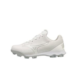 Mizuno Wave Finch LightRevo "White" Grade School Girls' Softball Cleat