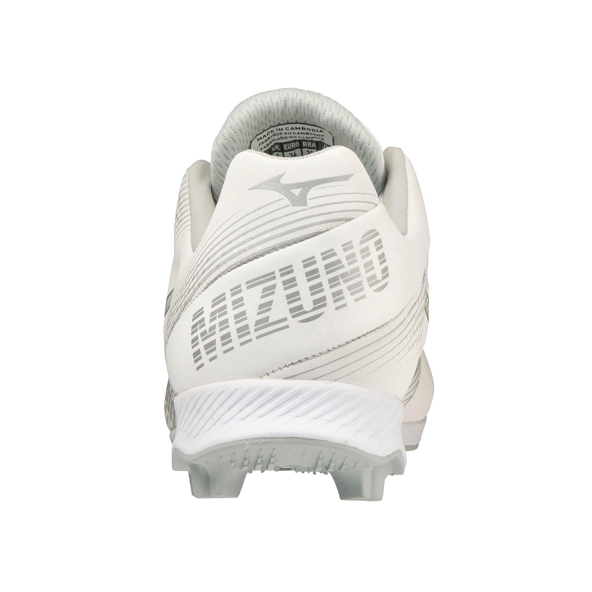 Mizuno Wave Finch LightRevo White Youth Cleat | Hibbett