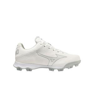 Mizuno Wave Finch LightRevo "White" Grade School Girls' Softball Cleat