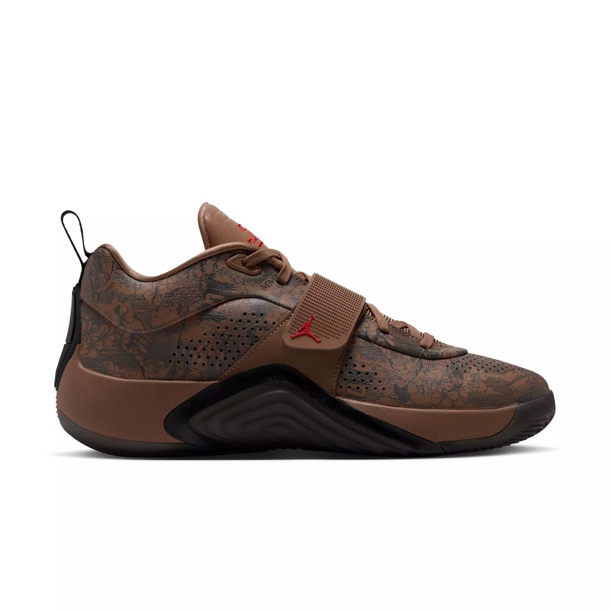 Jordan Tatum 5 "Laser" Men's Basketball Shoe - LEGEND DK BROWN/UNIVERSITY RED
