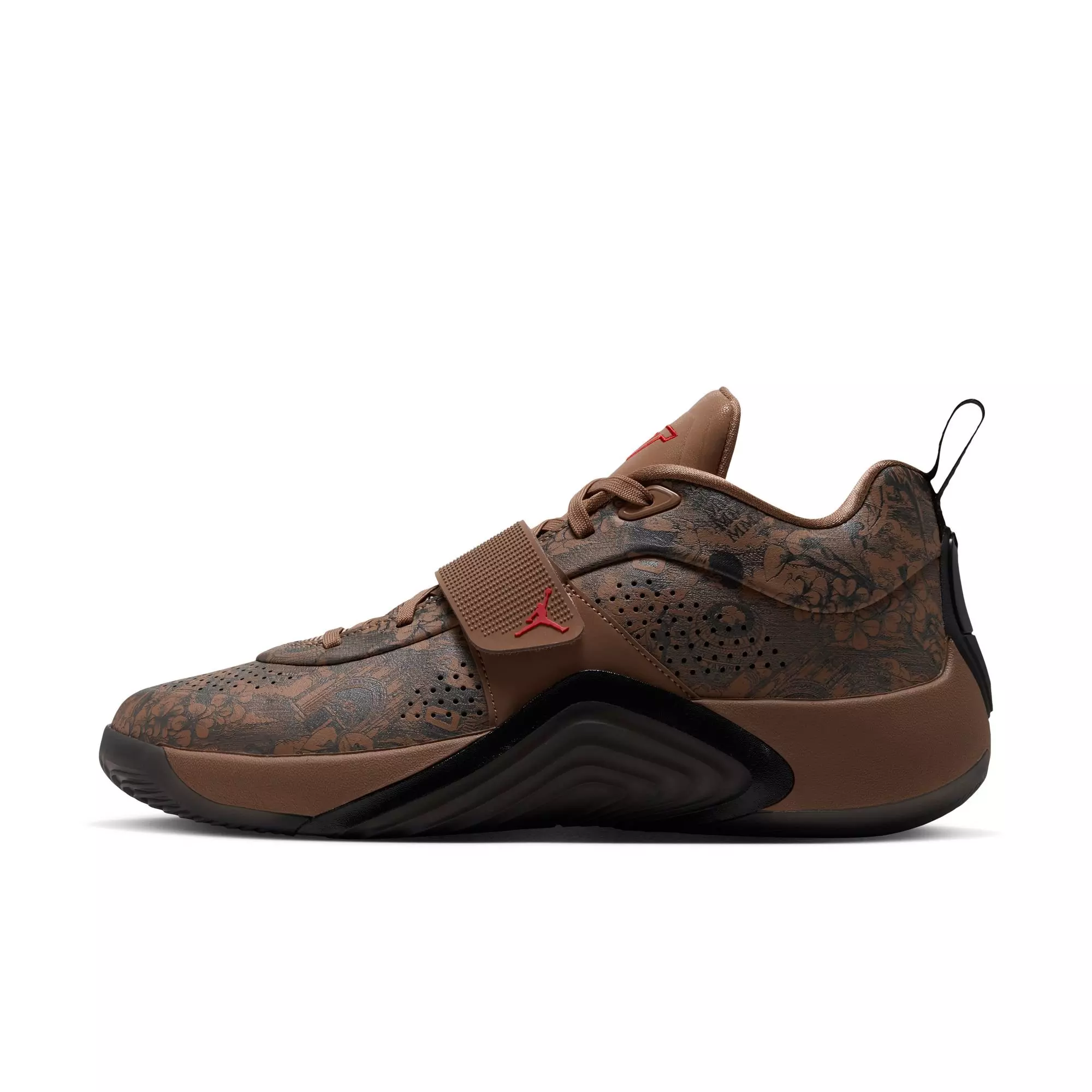 Jordan Tatum 5 "Laser" Men's Basketball Shoe - LEGEND DK BROWN/UNIVERSITY RED
