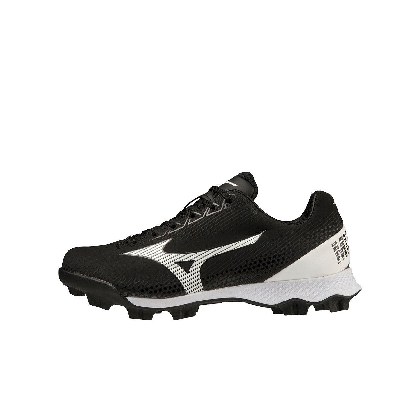 Mizuno Wave Finch LightRevo  Grade School Girls' "Black/White" Softball Cleat