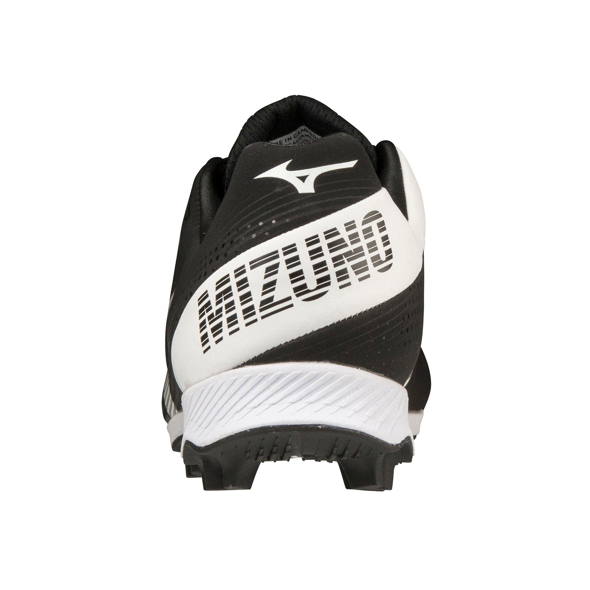 Mizuno Wave Finch LightRevo  Grade School Girls' "Black/White" Softball Cleat