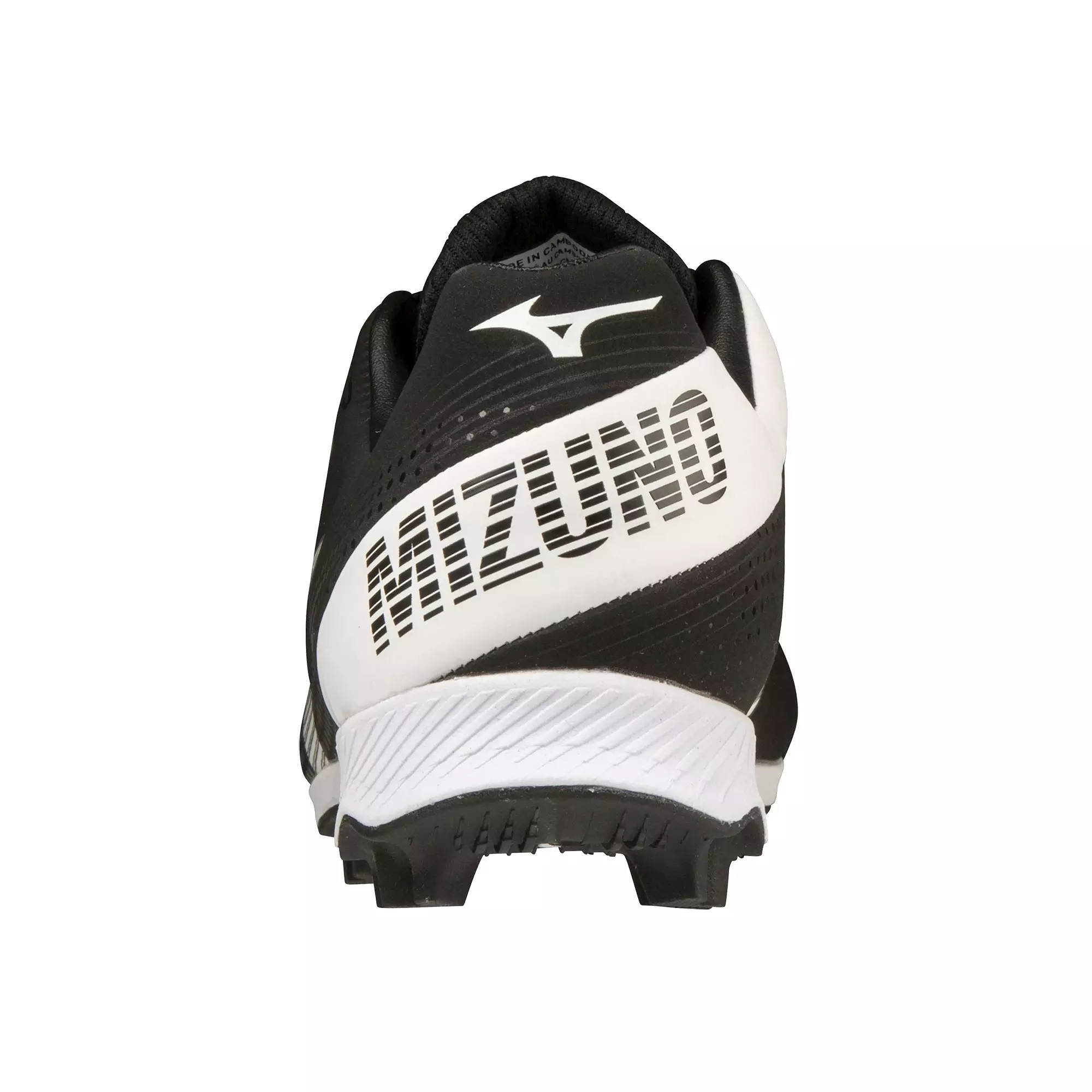Mizuno Wave Finch LightRevo "Black/White" Grade School Girls' Softball Cleat - BLACK/WHITE