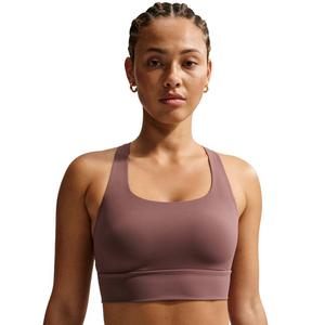 Nike Women's Zenvy Light-Support Padded Longline Sports Bra -Tattoo Purple