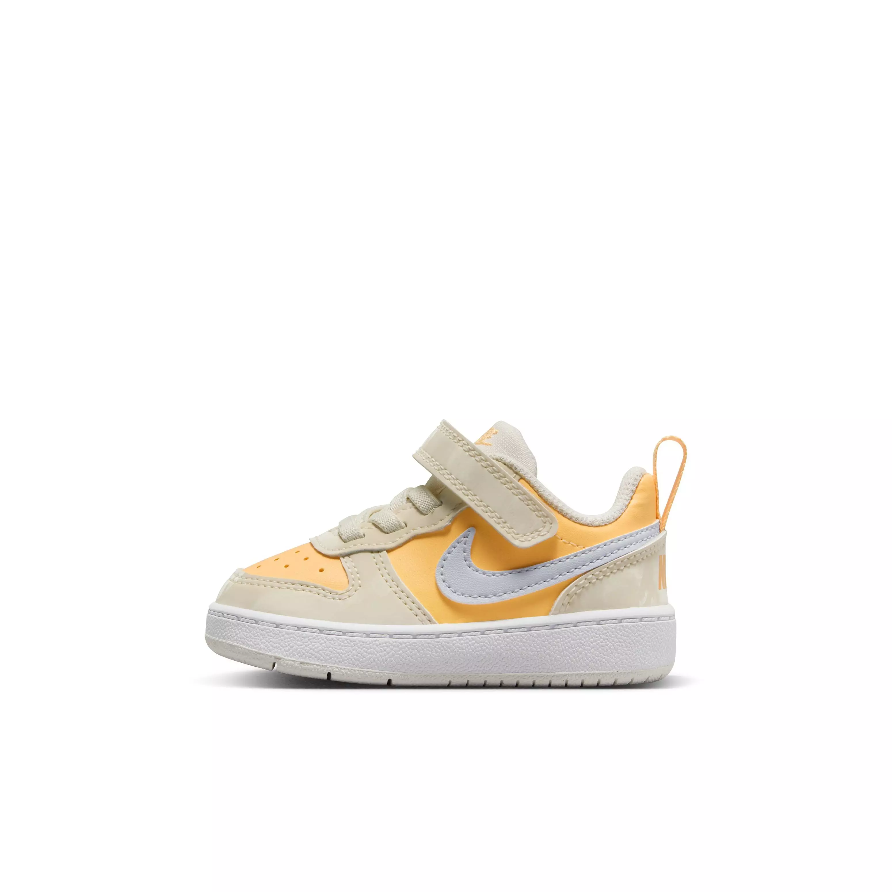 Nike Court Borough Low Recraft "Beige/Light Orange/White" Infant Girls' Shoe - BEIGE/LT ORANGE/WHITE