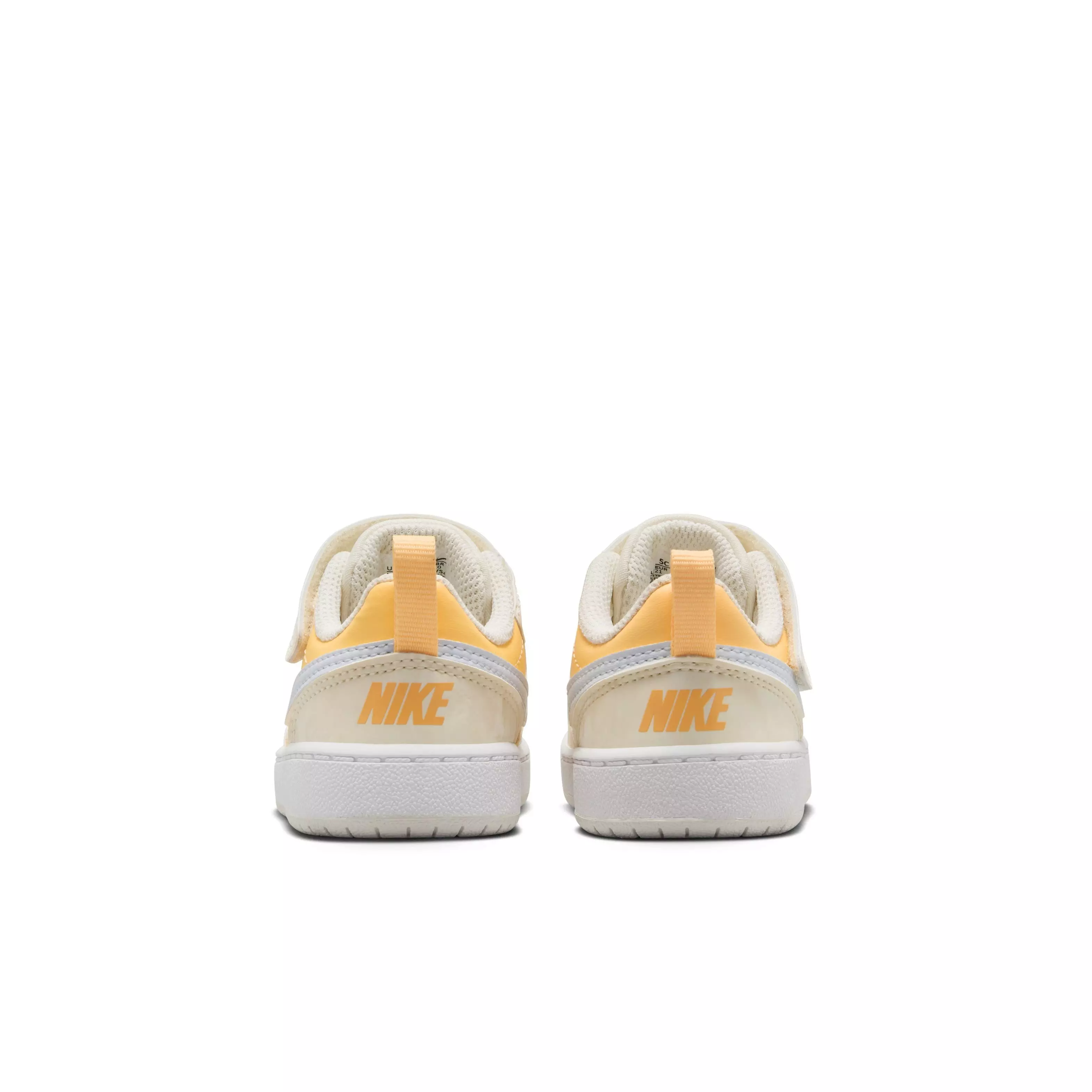 Nike Court Borough Low Recraft "Beige/Light Orange/White" Infant Girls' Shoe - BEIGE/LT ORANGE/WHITE