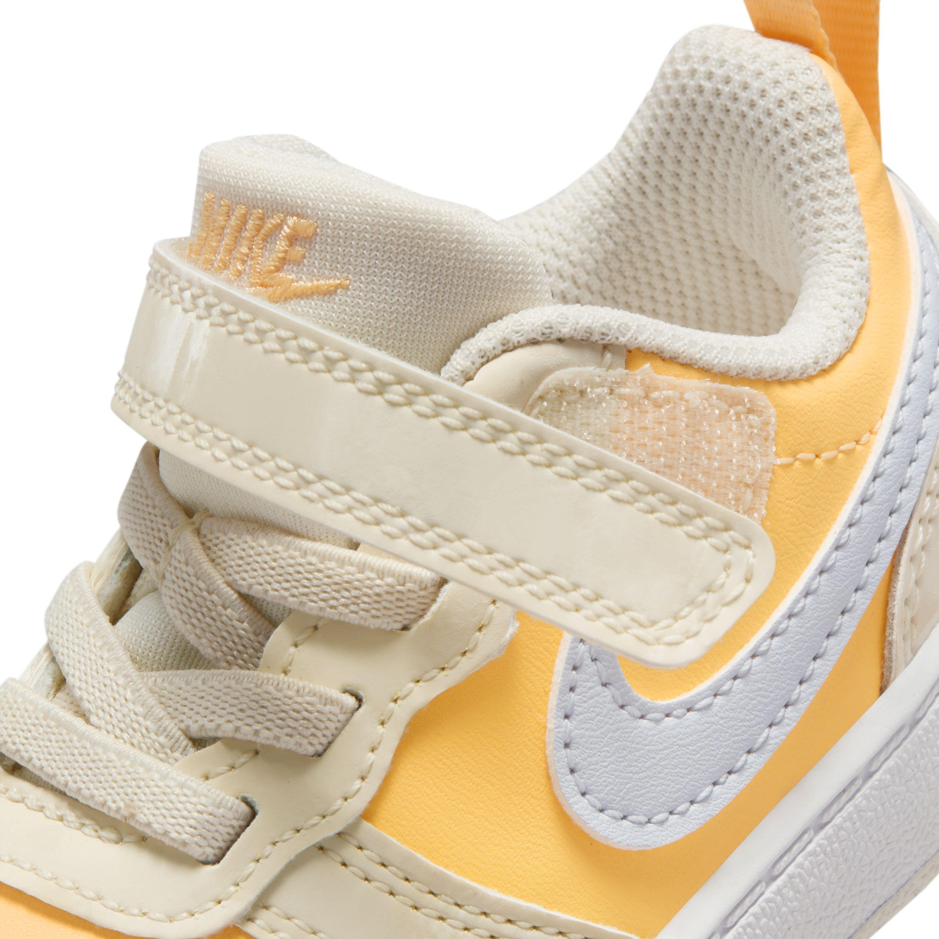 Nike Court Borough Low Recraft "Beige/Light Orange/White" Infant Girls' Shoe - BEIGE/LT ORANGE/WHITE Thumbnail View 8