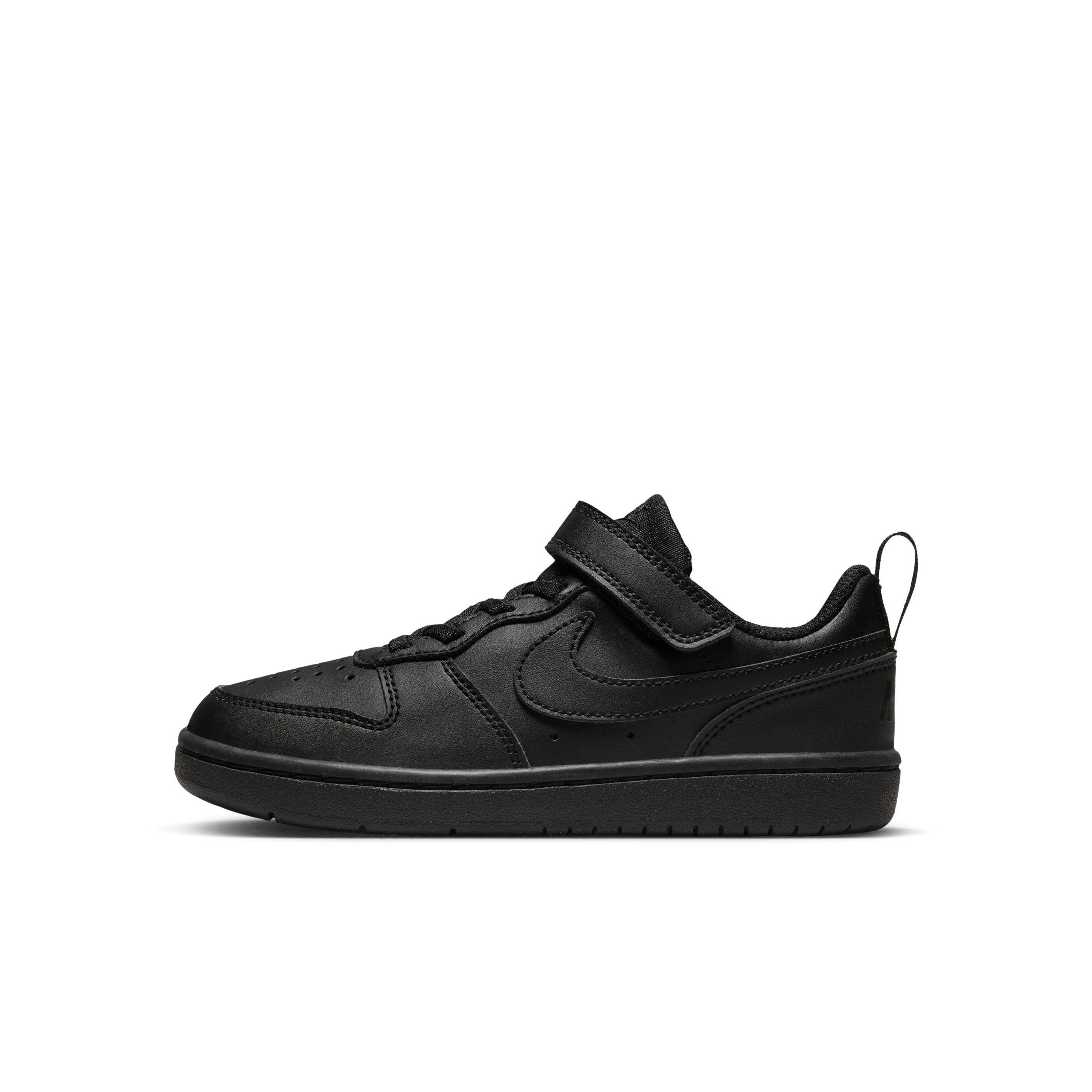 Nike Court Borough Low Recraft Preschool Boys' "Black/Black/Black" Shoe