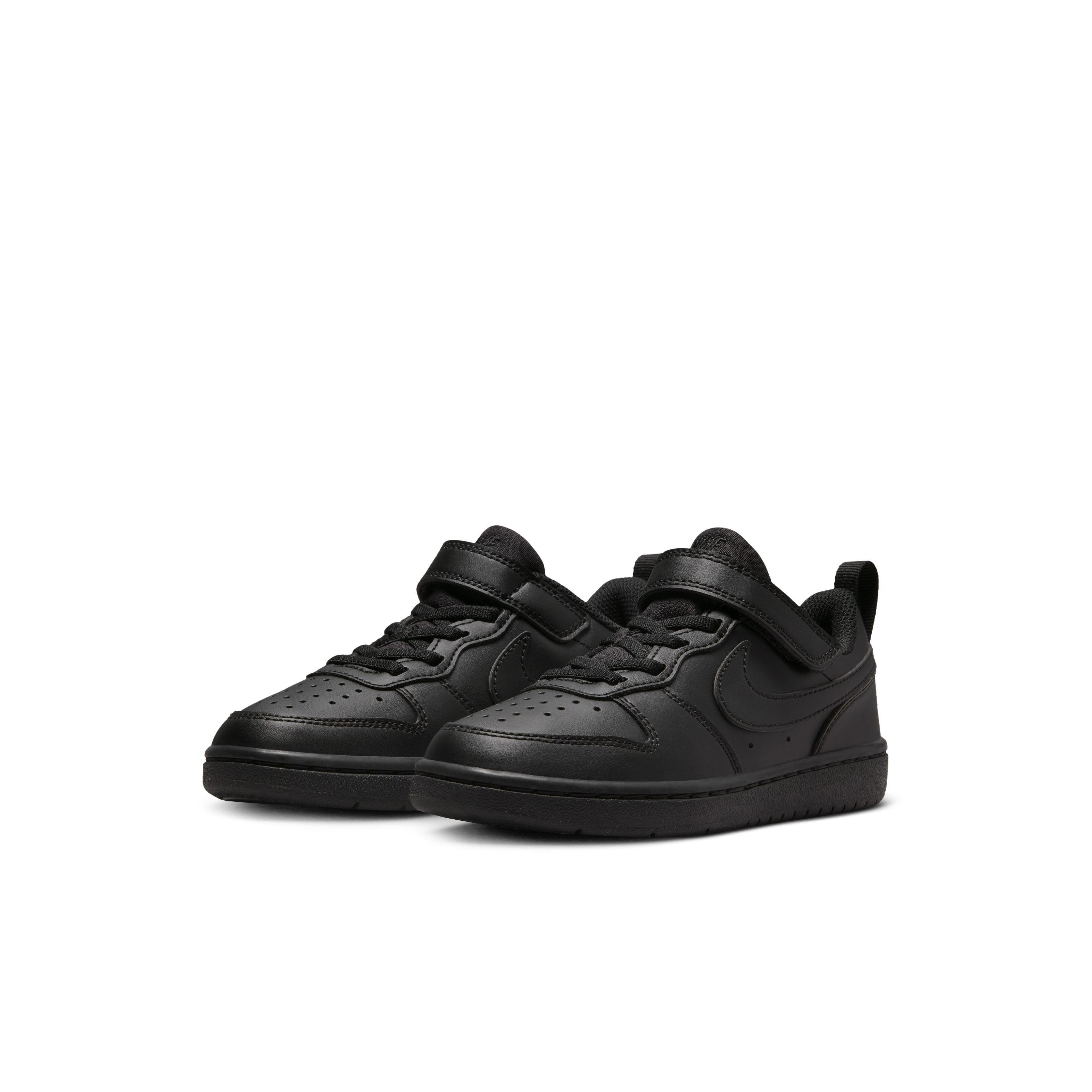 Nike Court Borough Low Recraft Preschool Boys' "Black/Black/Black" Shoe
