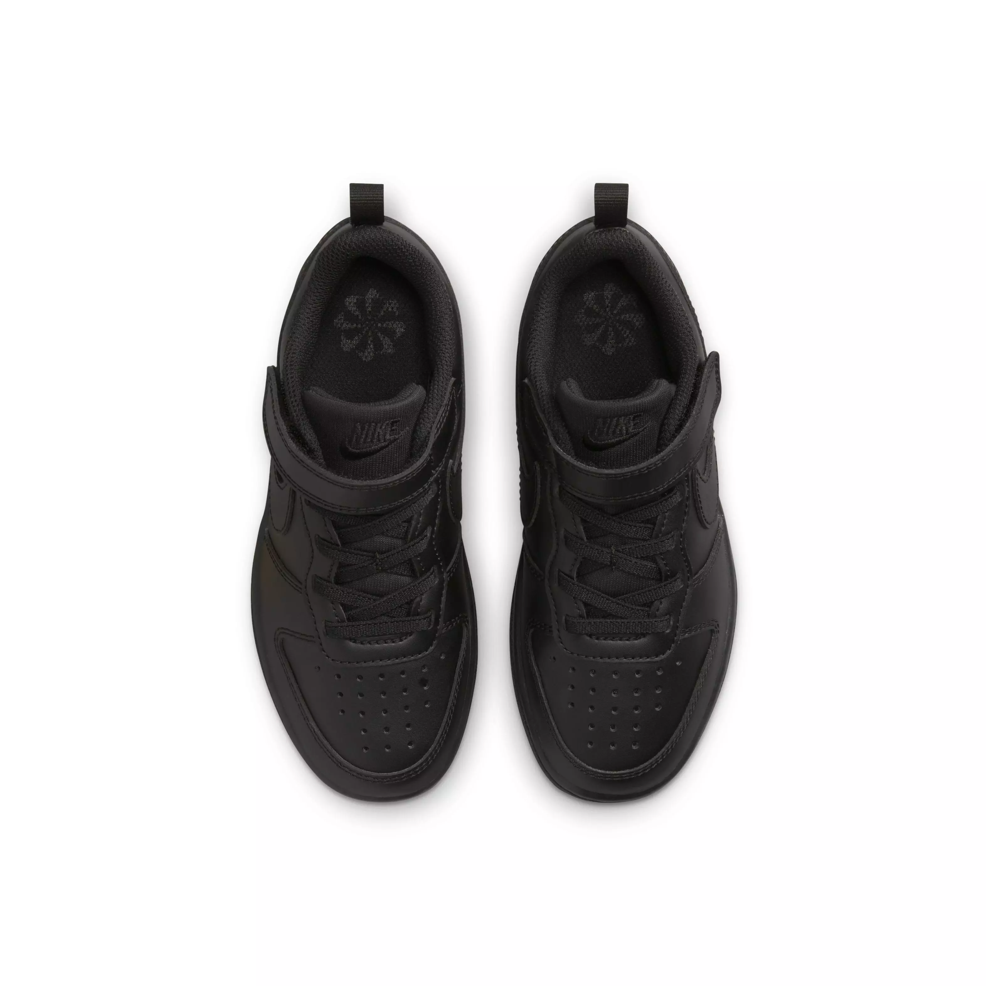 Nike Court Borough Low Recraft "Black/Black/Black" Preschool Boys' Shoe - BLACK/BLACK/BLACK