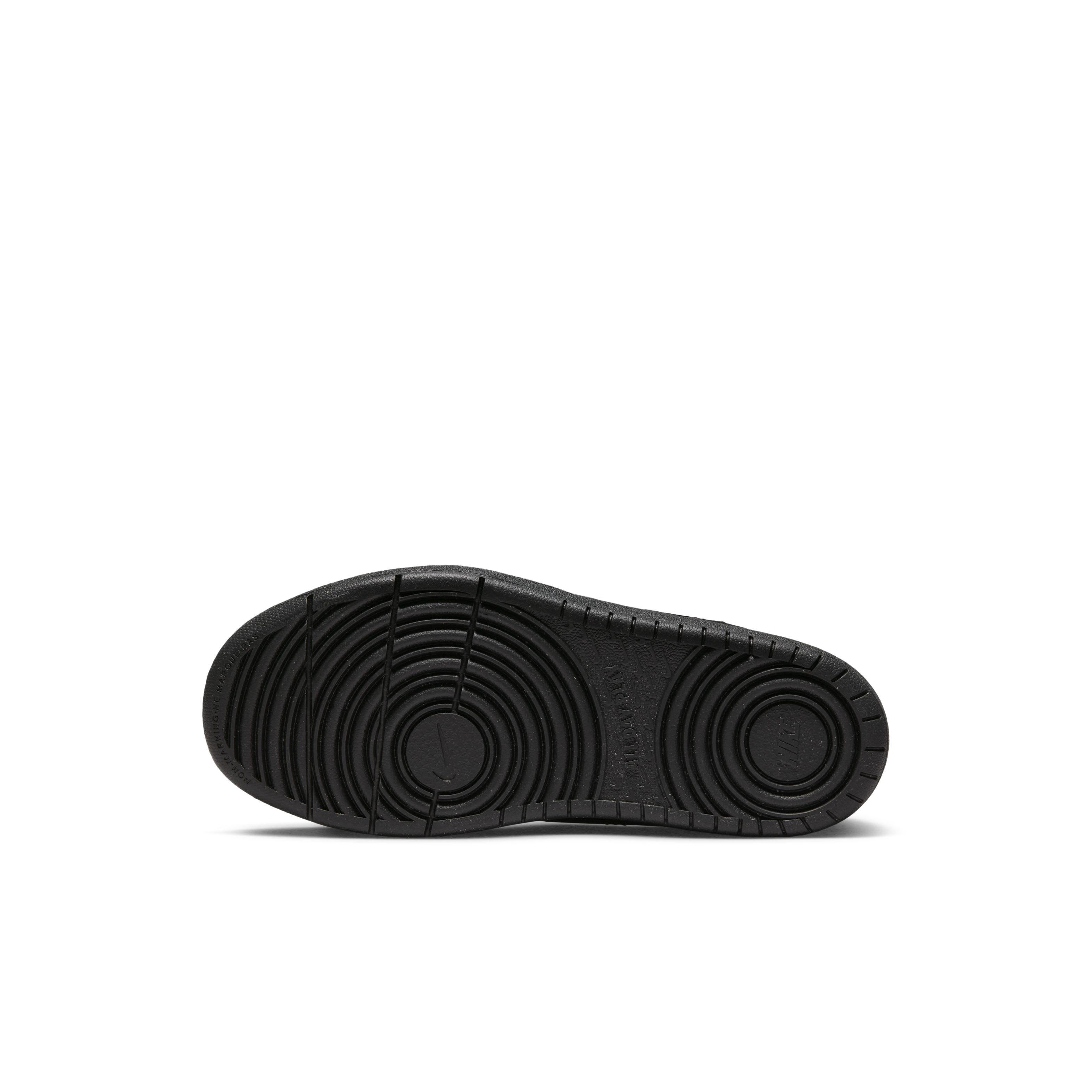 Nike Court Borough Low Recraft Preschool Boys' "Black/Black/Black" Shoe