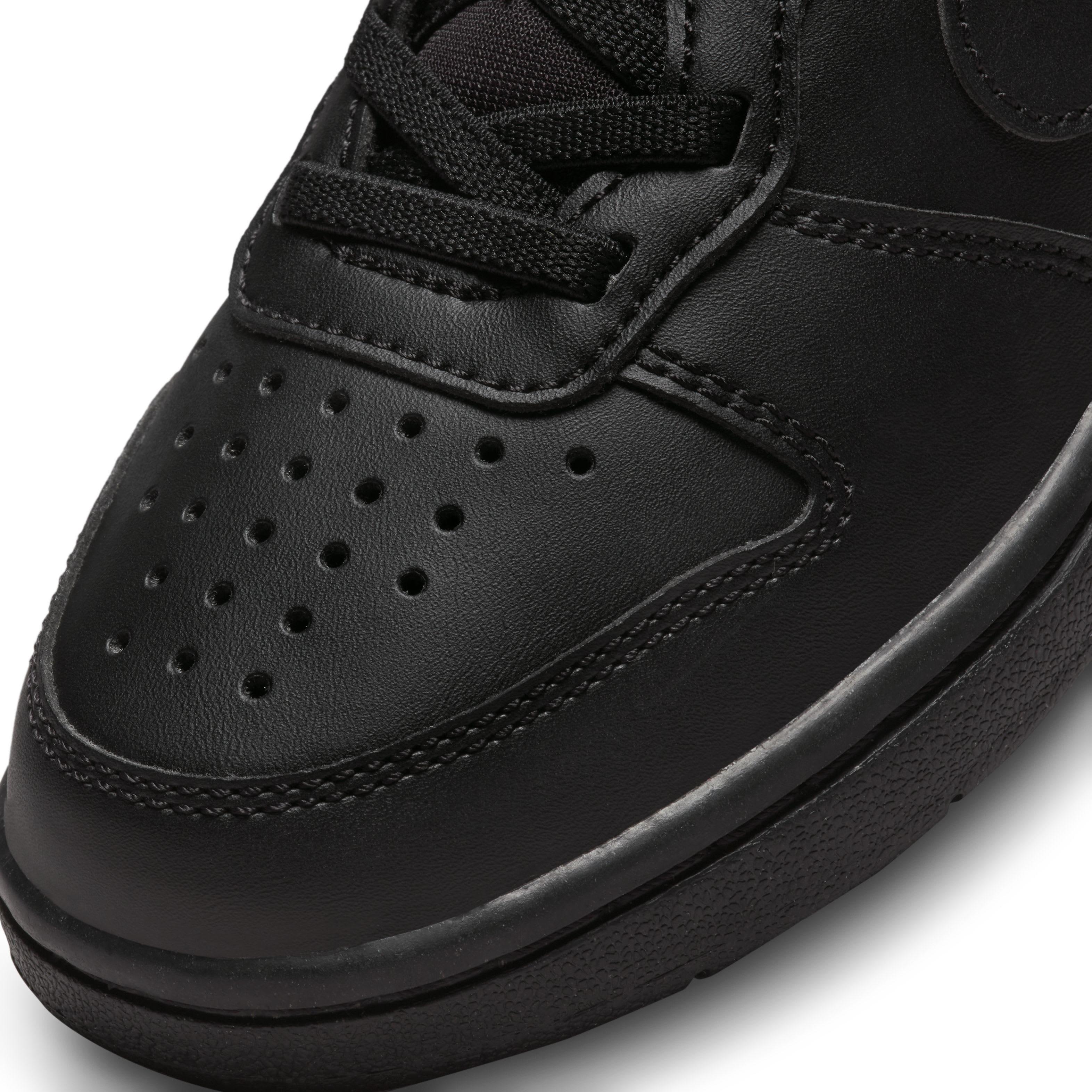 Nike Court Borough Low Recraft Preschool Boys' "Black/Black/Black" Shoe