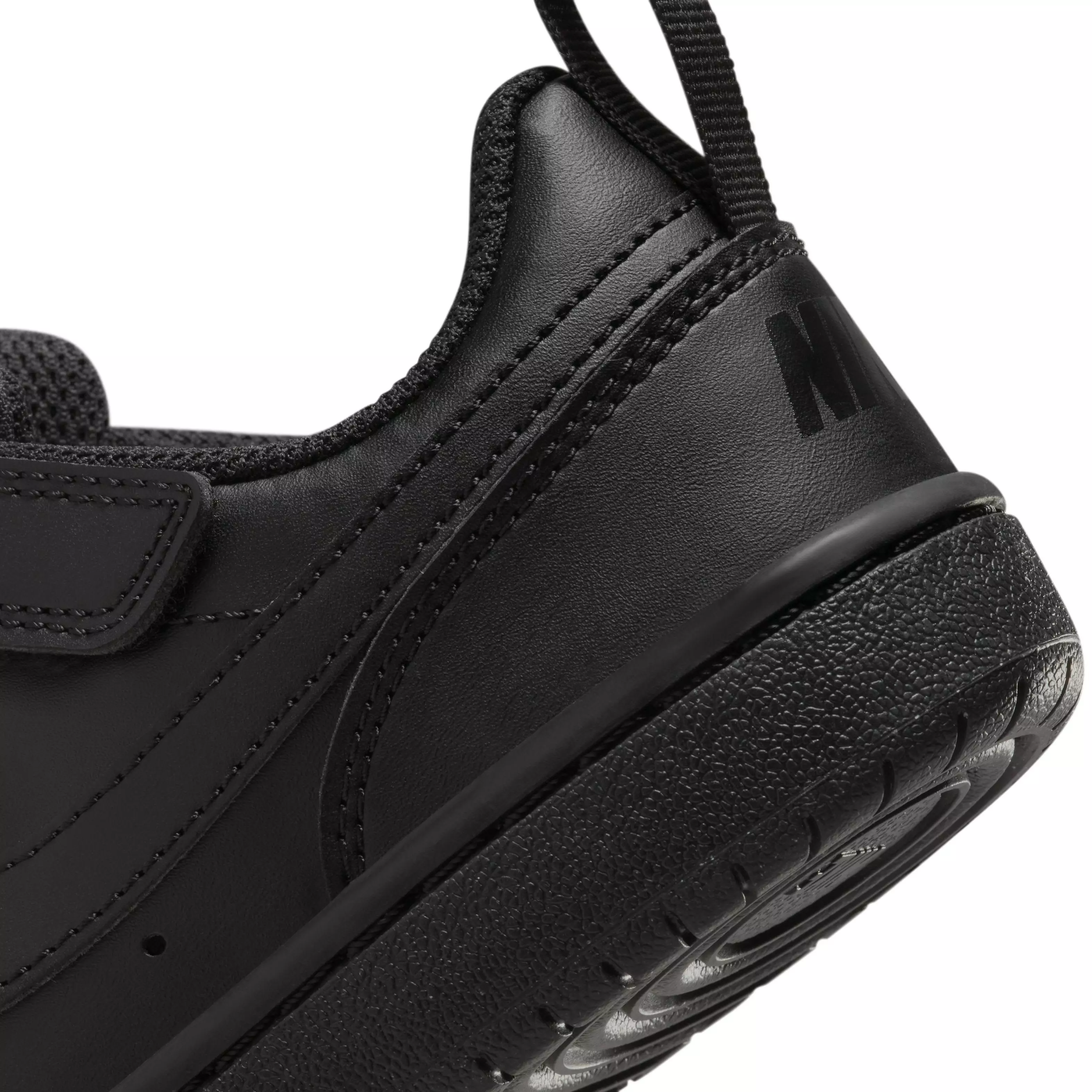 Nike Court Borough Low Recraft "Black/Black/Black" Preschool Boys' Shoe - BLACK/BLACK/BLACK