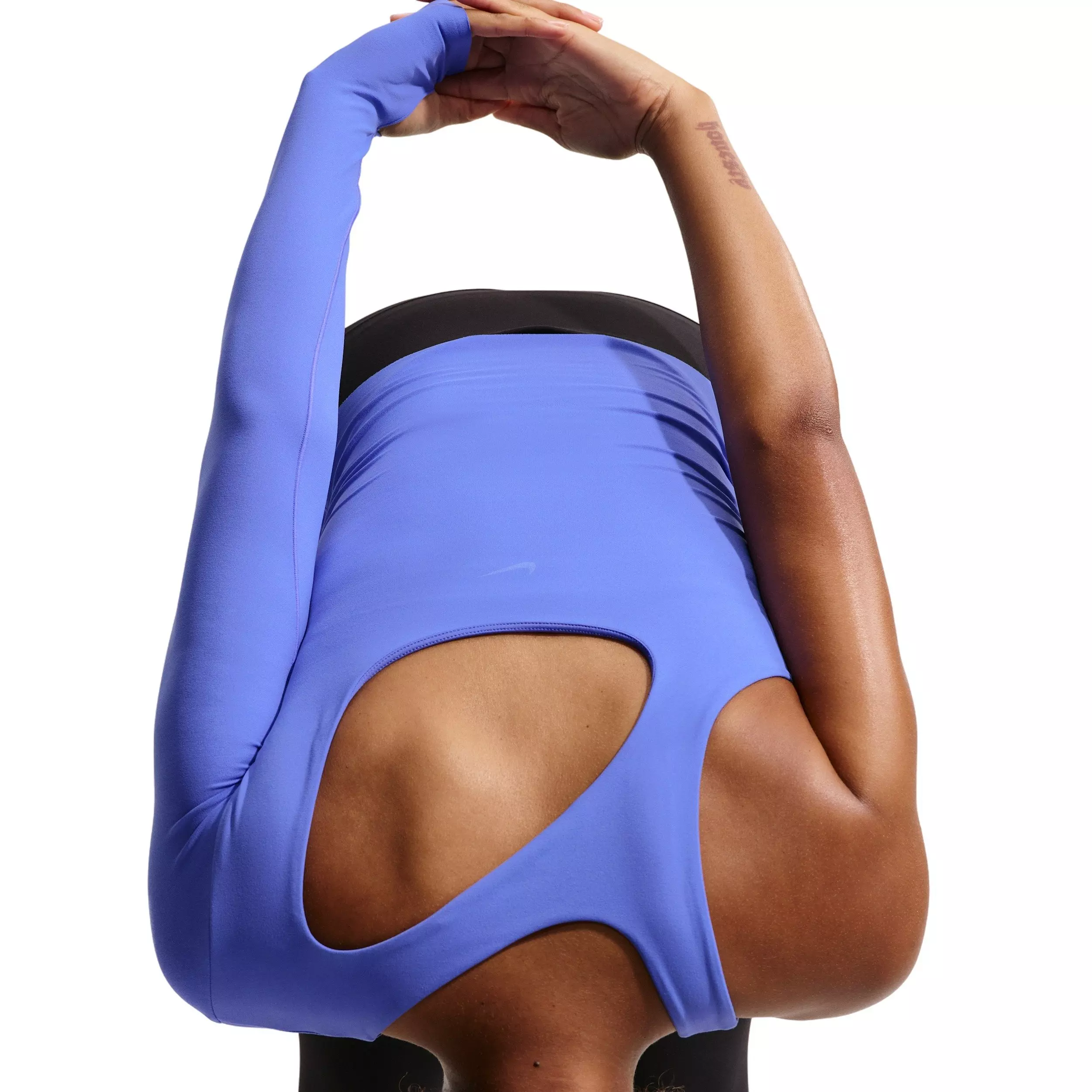 Nike Women's Zenvy Dri-FIT One-Sleeve Top -Sapphire - SAPPHIRE