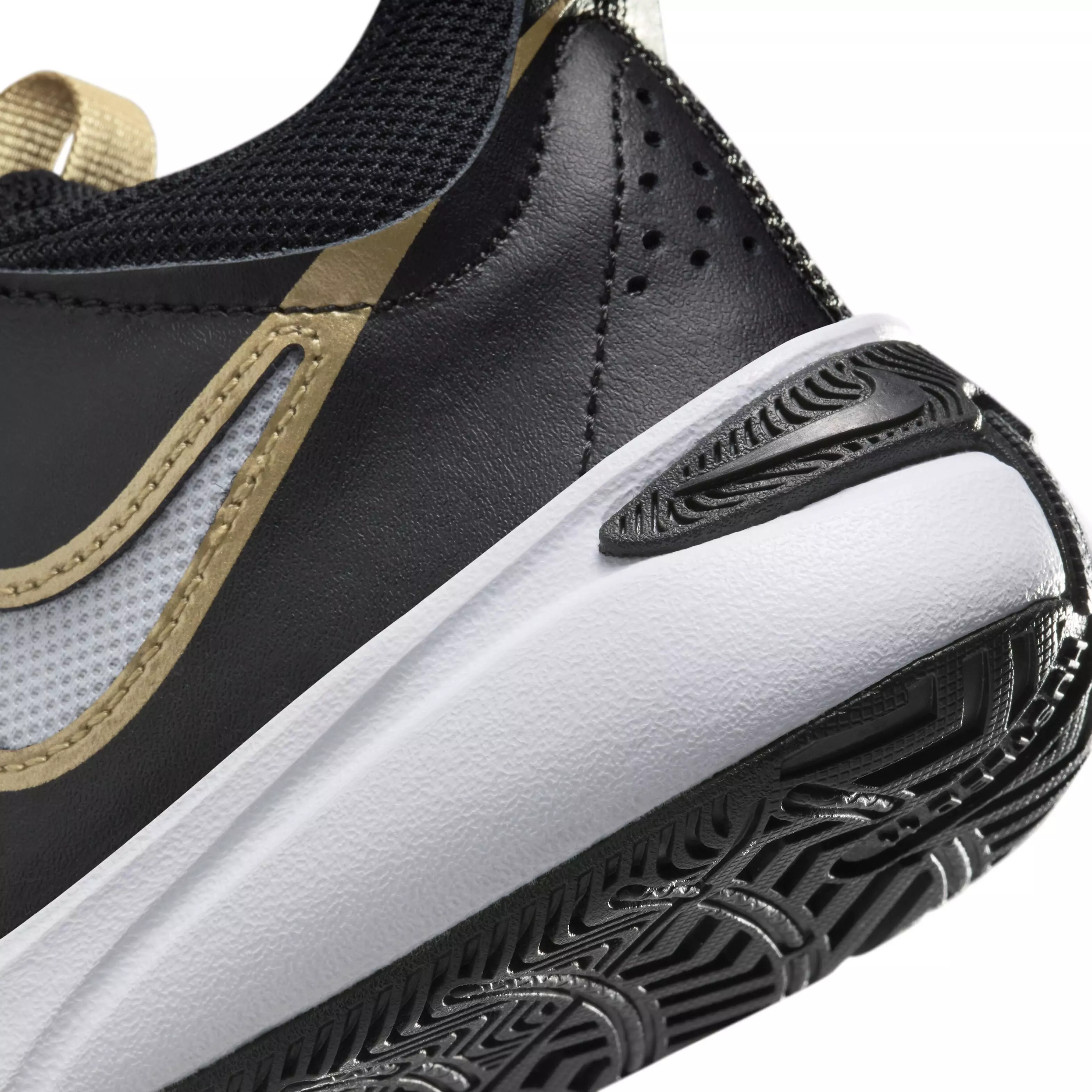 Nike Team Hustle D 11 "Black/Anthracite/Gold" Preschool Boys' Basketball Shoe - BLACK/ANTHRACITE/GOLD