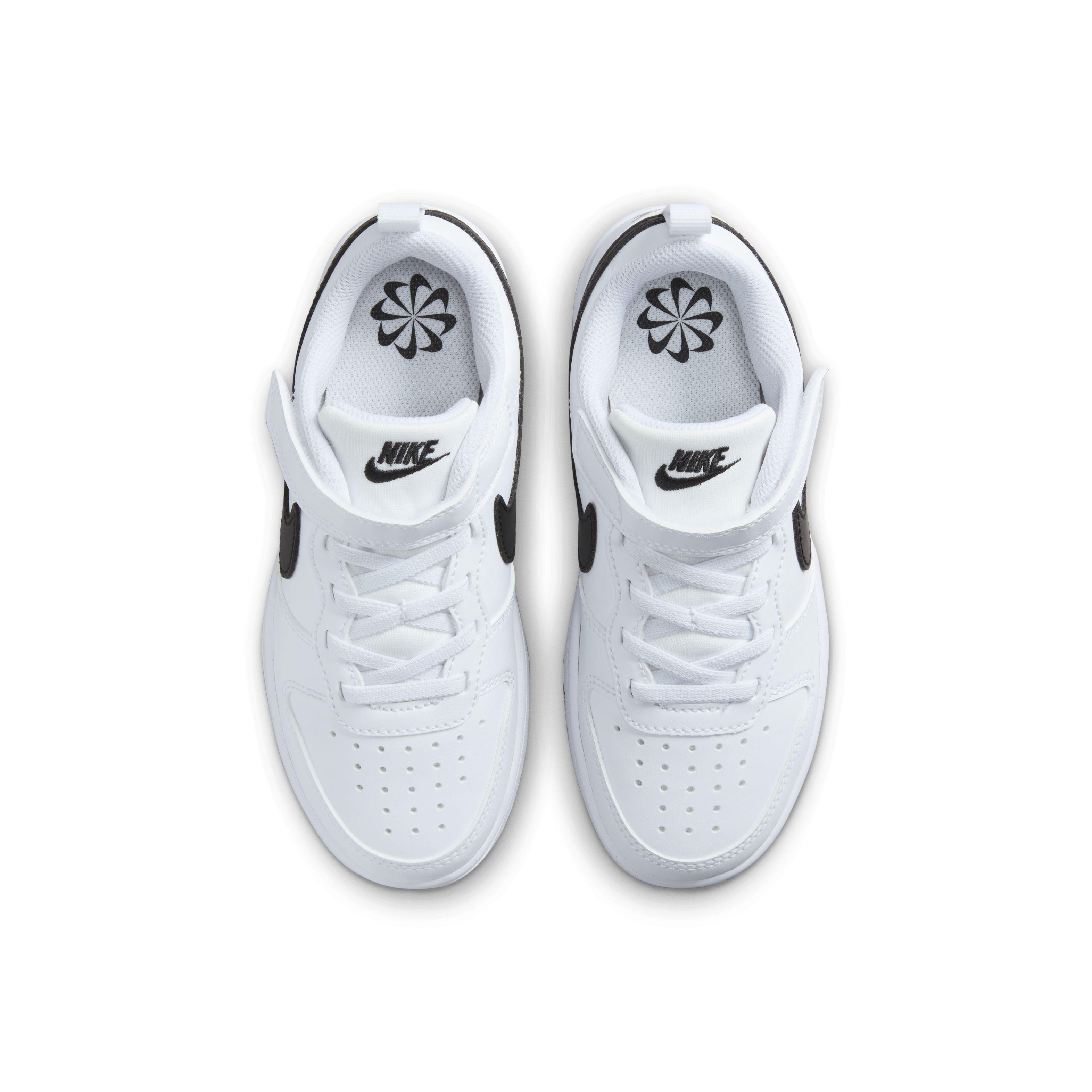 Nike Court Borough Low Recraft Preschool Boys' "White/Black" Shoe