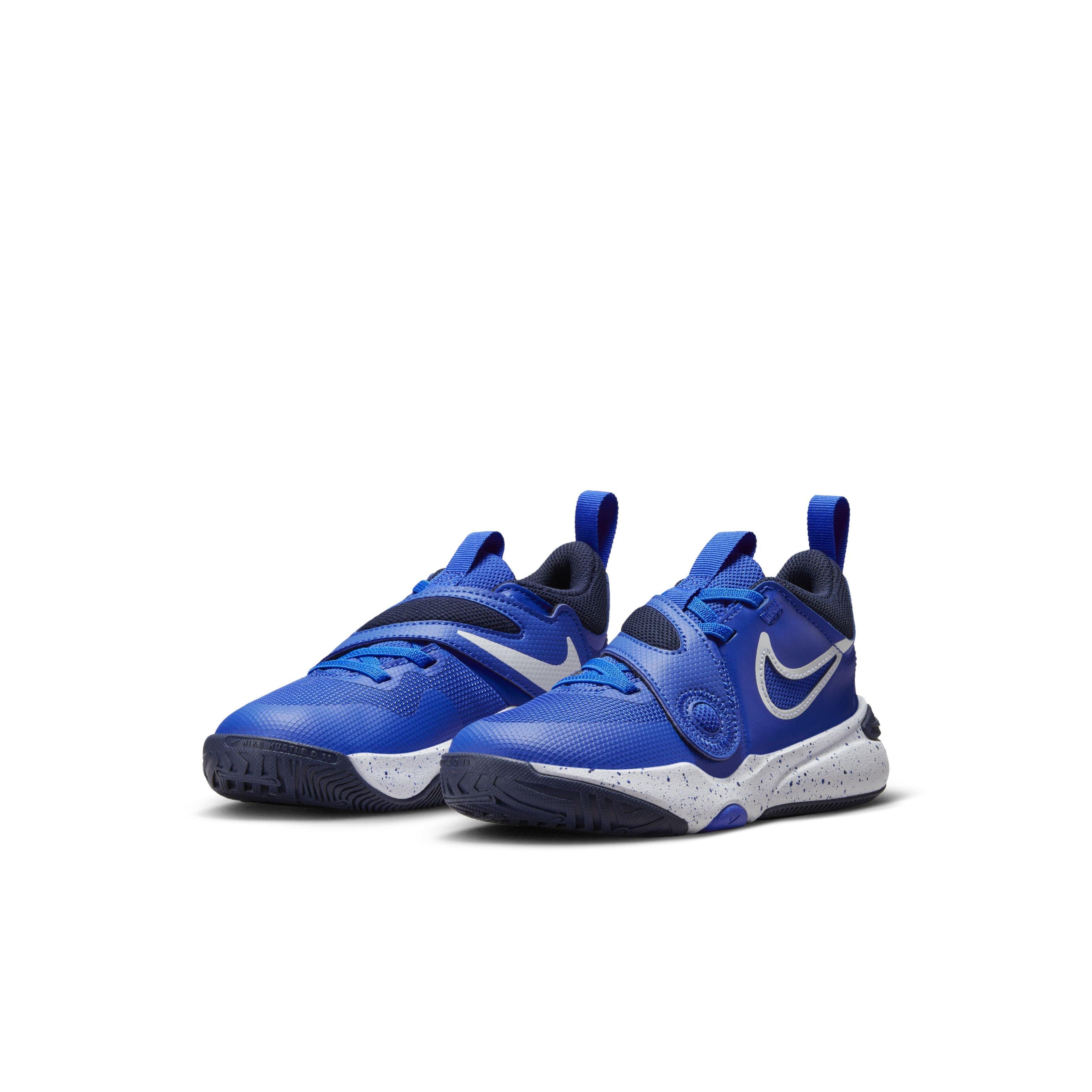 Nike Team Hustle D 11 Preschool Boys' "Hyper Royal/Obsidian/White/White" Basketball Shoe