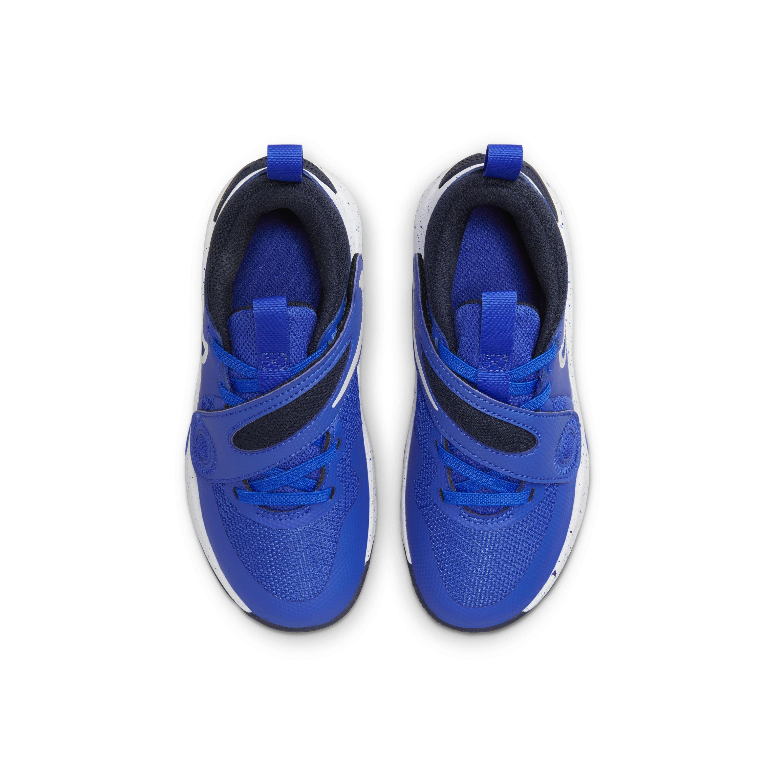 Nike Team Hustle D 11 Preschool Boys' "Hyper Royal/Obsidian/White/White" Basketball Shoe
