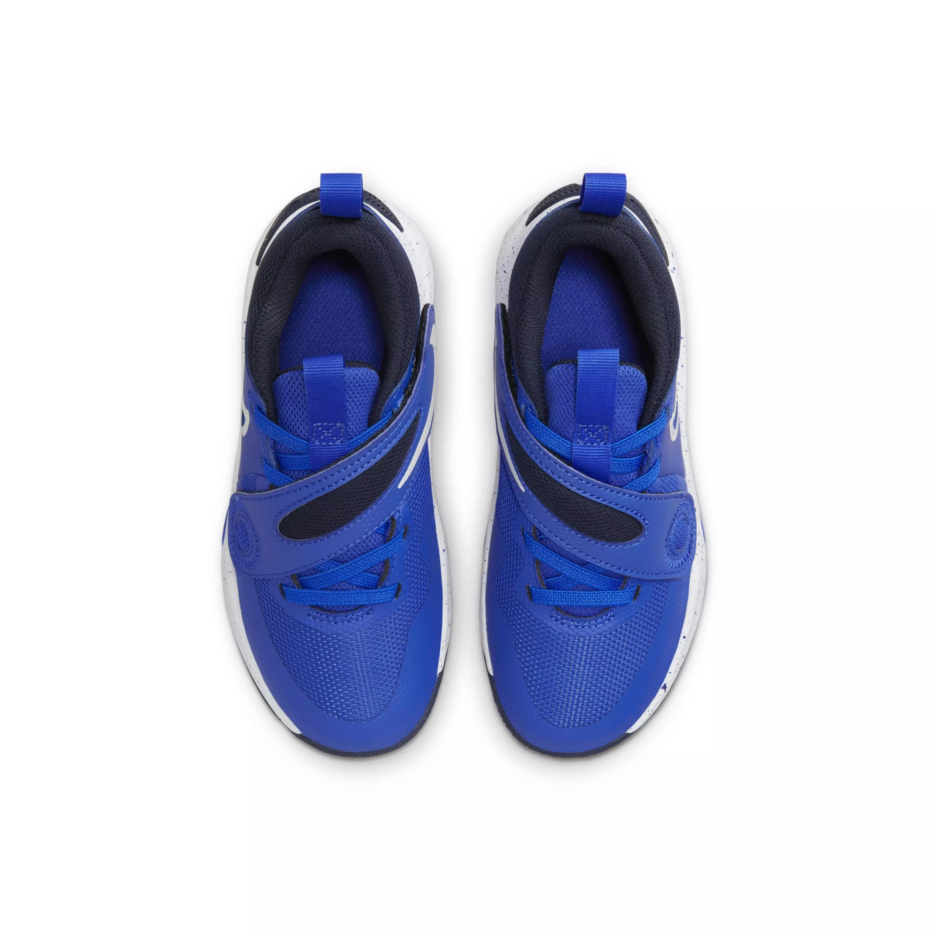 Nike Team Hustle D 11 "Hyper Royal/Obsidian/White/White" Preschool Boys' Basketball Shoe - ROYAL/OBSIDIAN/WHITE/WHITE