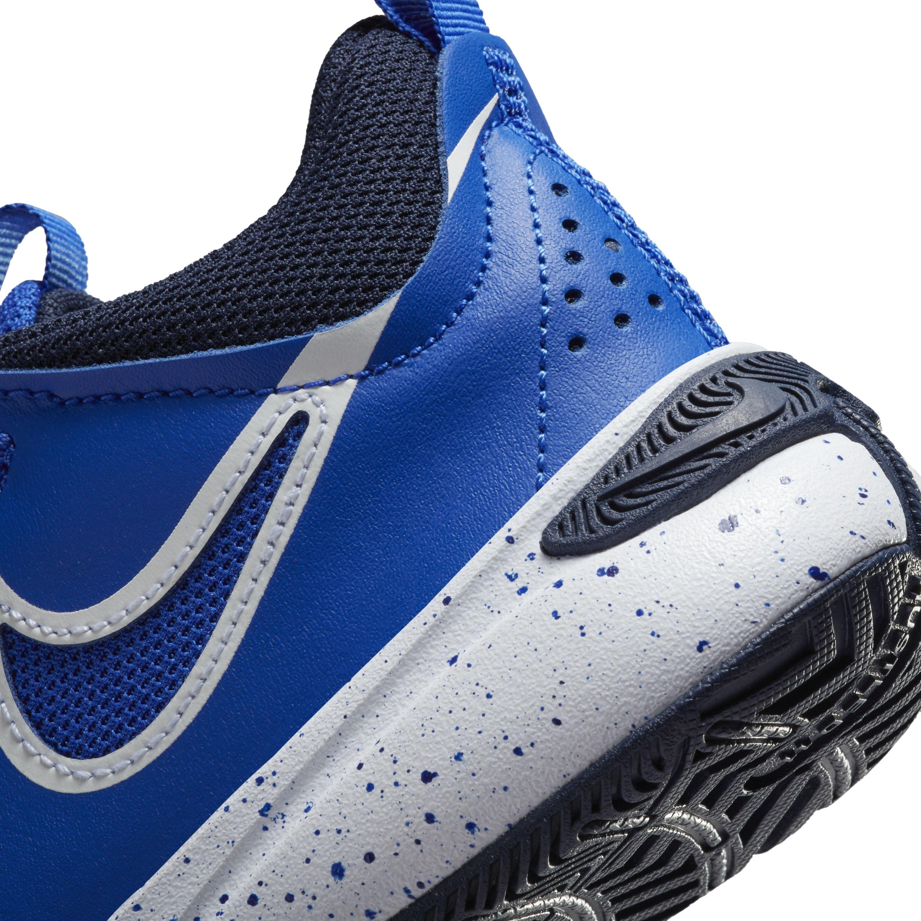 Nike Team Hustle D 11 Preschool Boys' "Hyper Royal/Obsidian/White/White" Basketball Shoe