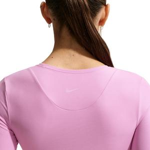 Nike Women's Zenvy Dri-FIT Short-Sleeve Top -Lt Magenta