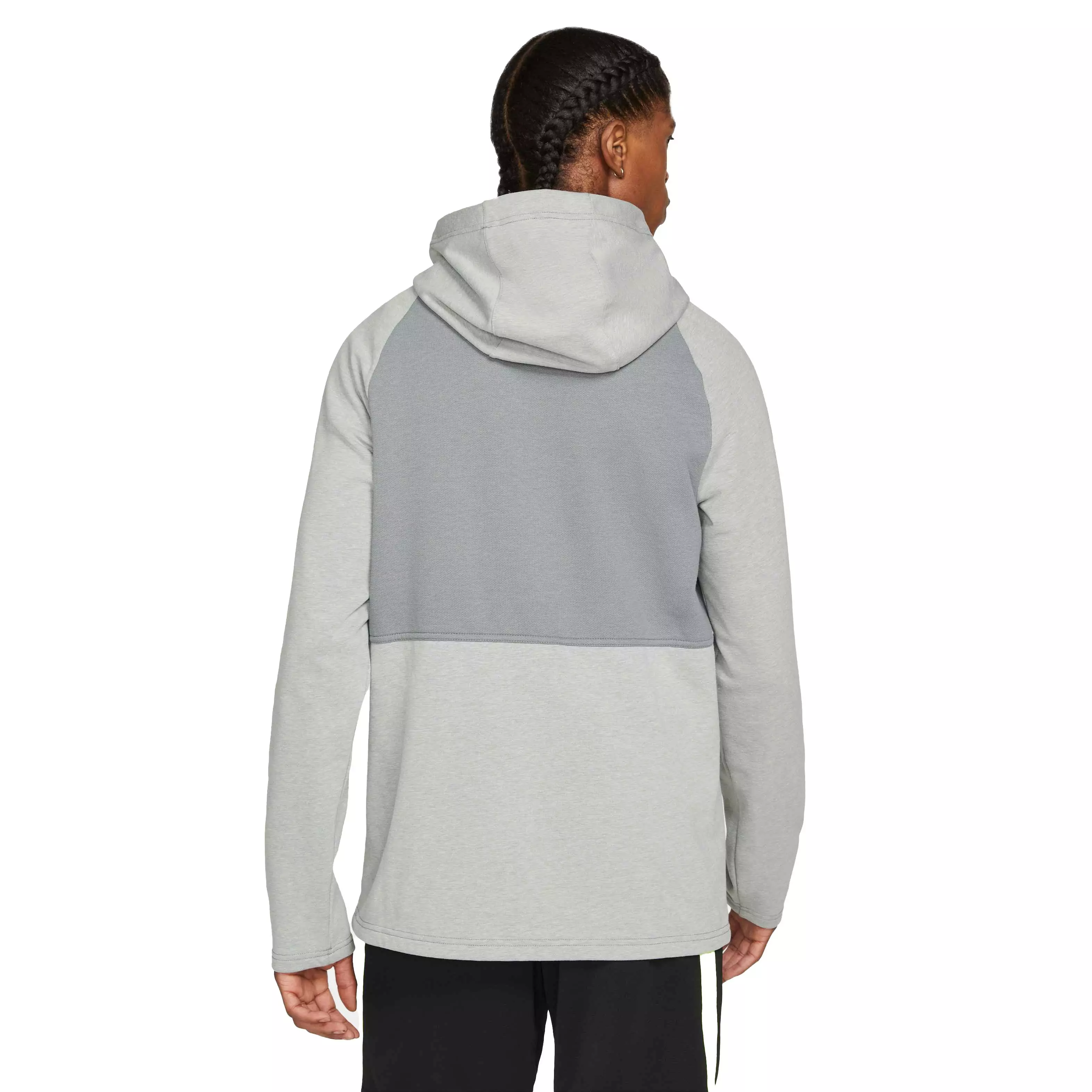 Nike Men's "Grey" Therma-FIT Top Novelty Pullover Training Hoodie - GREY