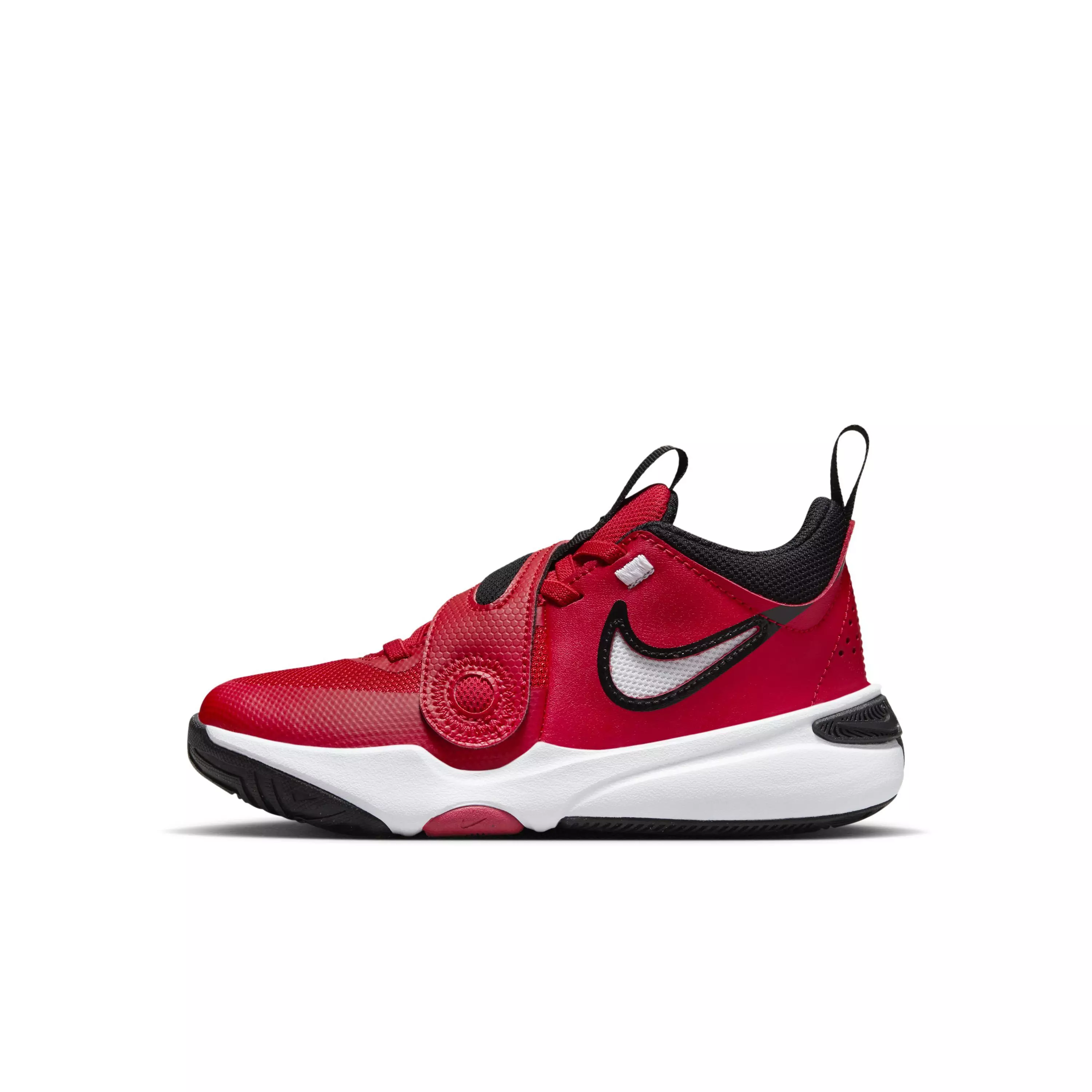 Nike Team Hustle D 11 "Red/Black/White" Preschool Boys' Basketball Shoe - RED/BLACK/WHITE