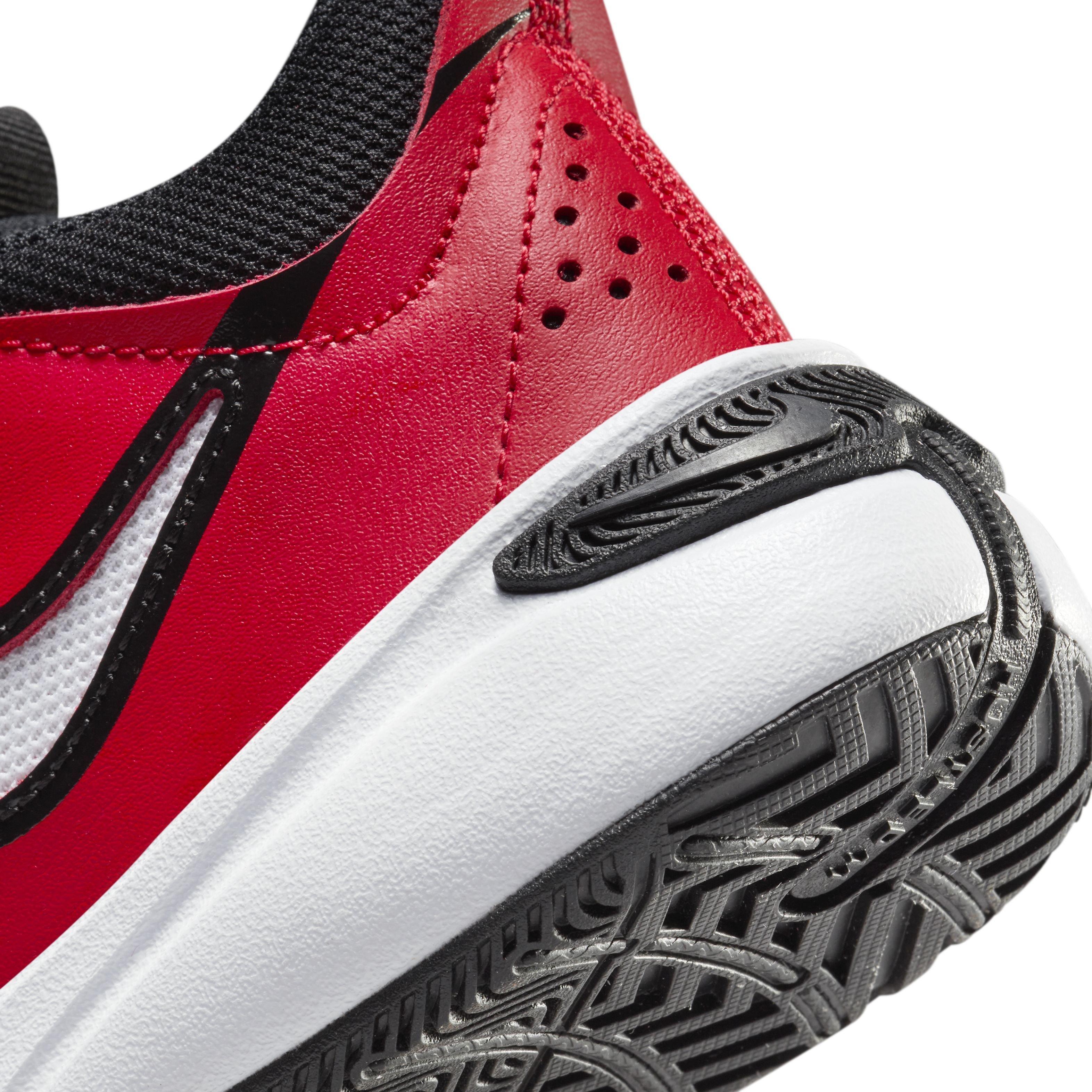 Nike Team Hustle D 11 Preschool Boys' "Red/Black/White" Basketball Shoe