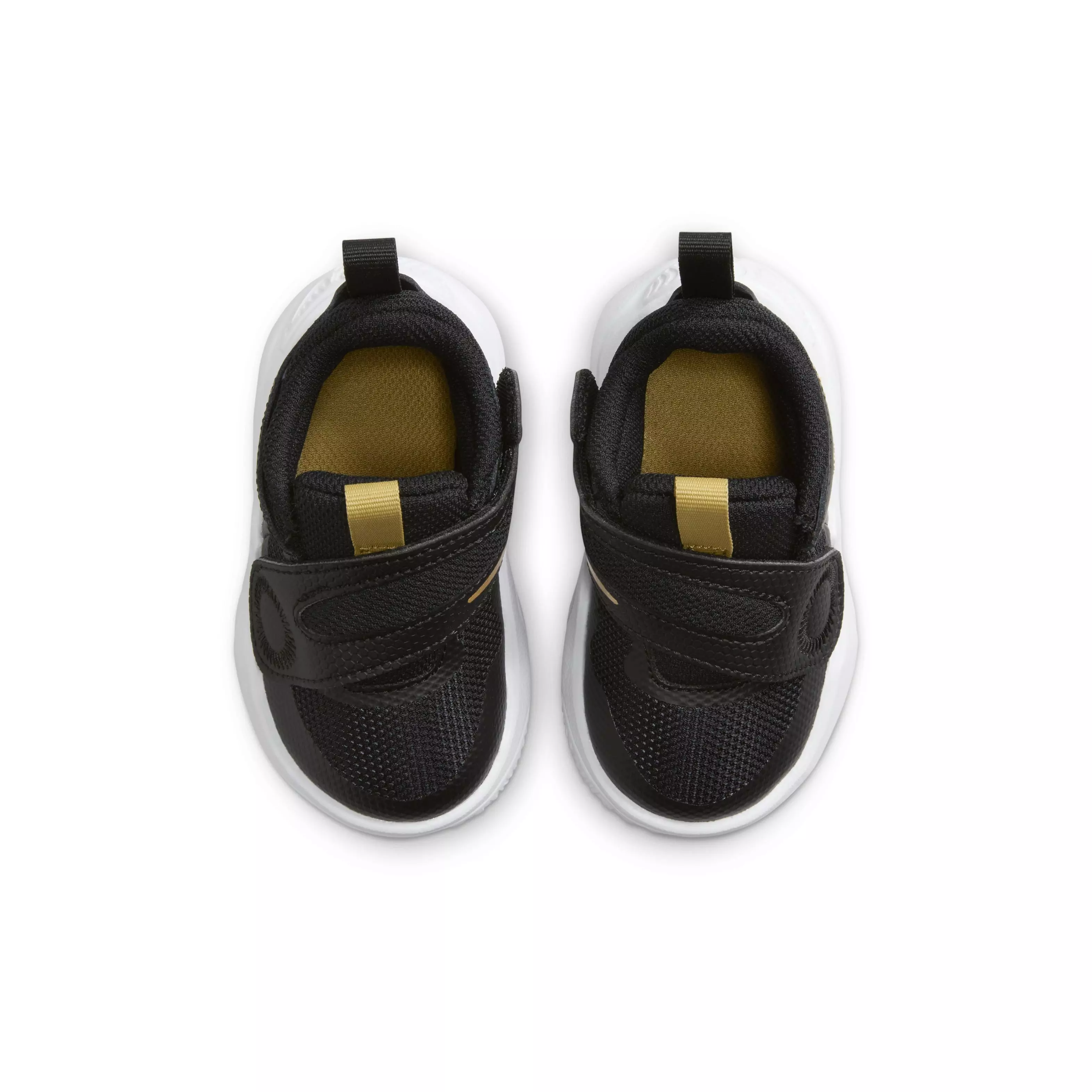Nike Team Hustle D 11 "Black/Anthracite/Gold" Infant Boys' Basketball Shoe - BLACK/ANTHRACITE/GOLD