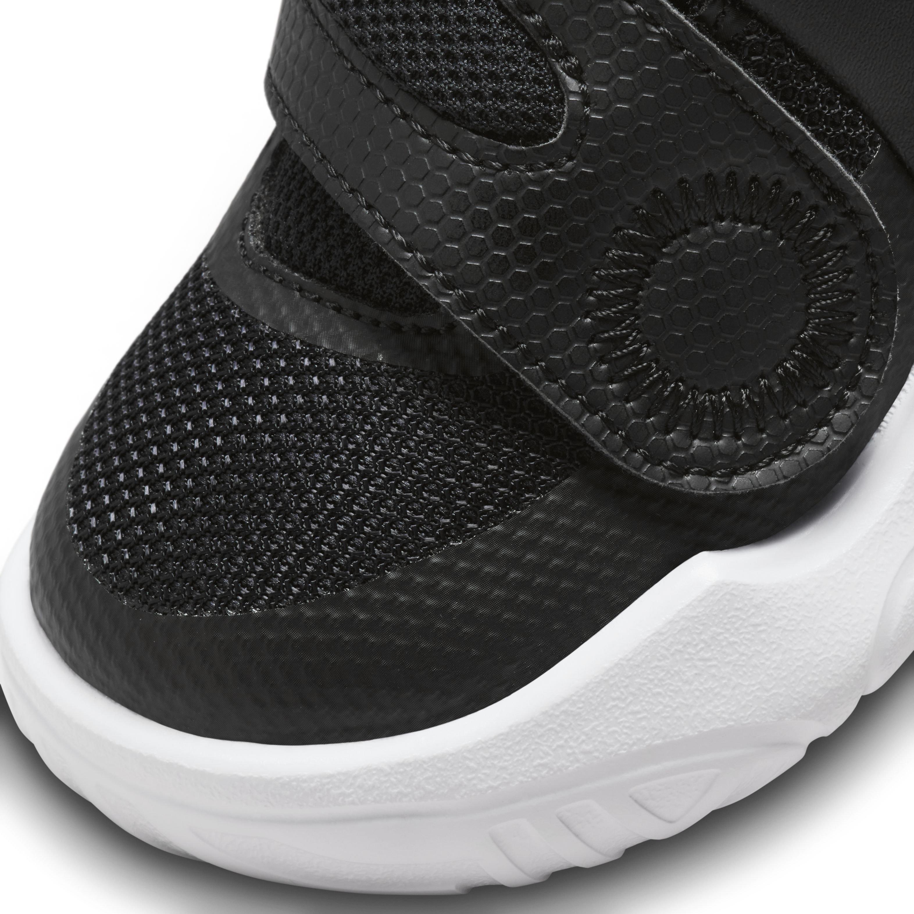 Nike Team Hustle D 11 "Black/Anthracite/Gold" Infant Boys' Basketball Shoe - BLACK/ANTHRACITE/GOLD Thumbnail View 7