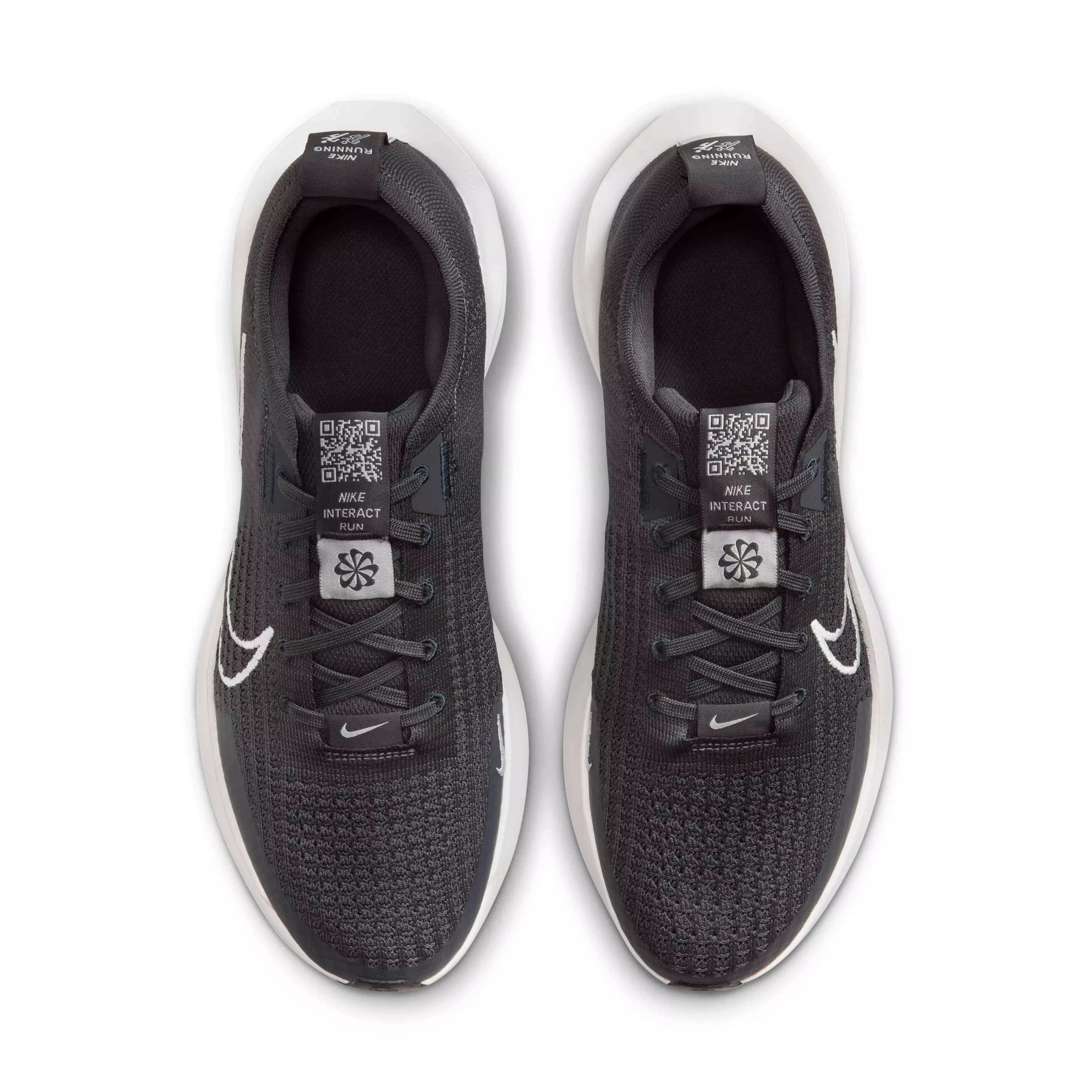 Nike Interact Run "Anthracite/Black/Vast Grey" Men's Running Shoe - GREY/BLACK/WHITE