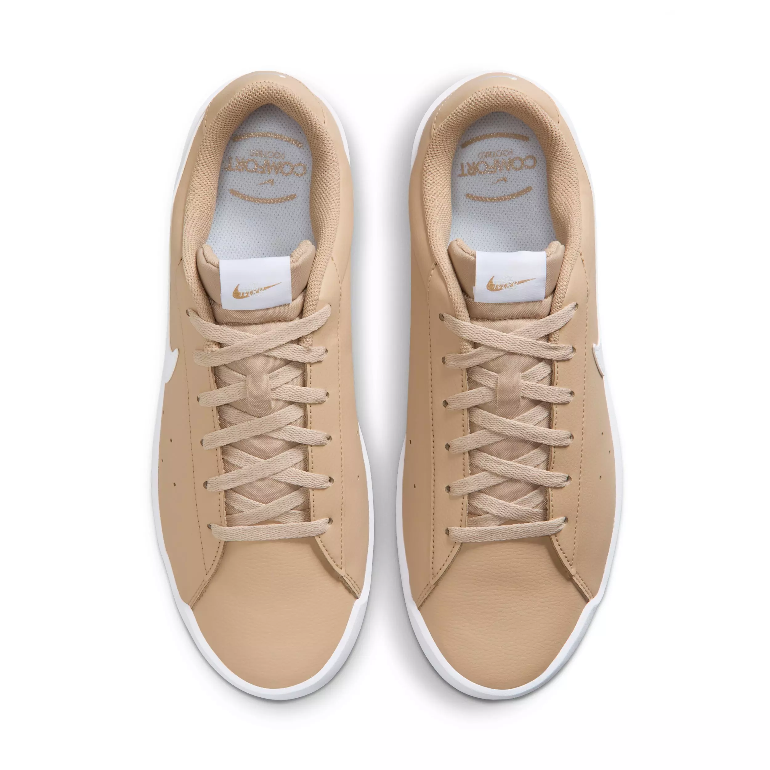 Nike Court Heritage SL "Linen/White/White" Men's Shoe - LINEN/WHITE/WHITE