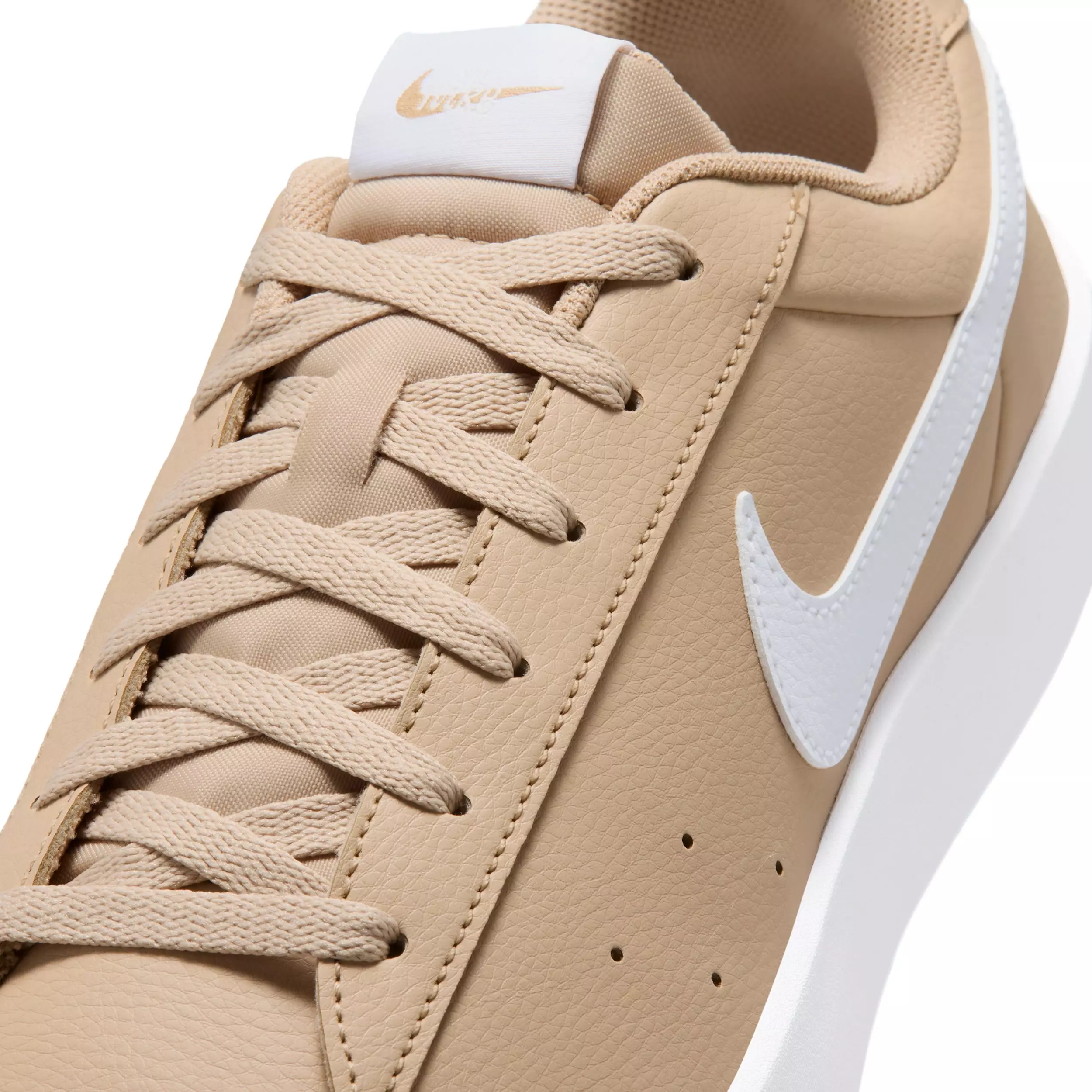 Nike Court Heritage SL "Linen/White/White" Men's Shoe - LINEN/WHITE/WHITE