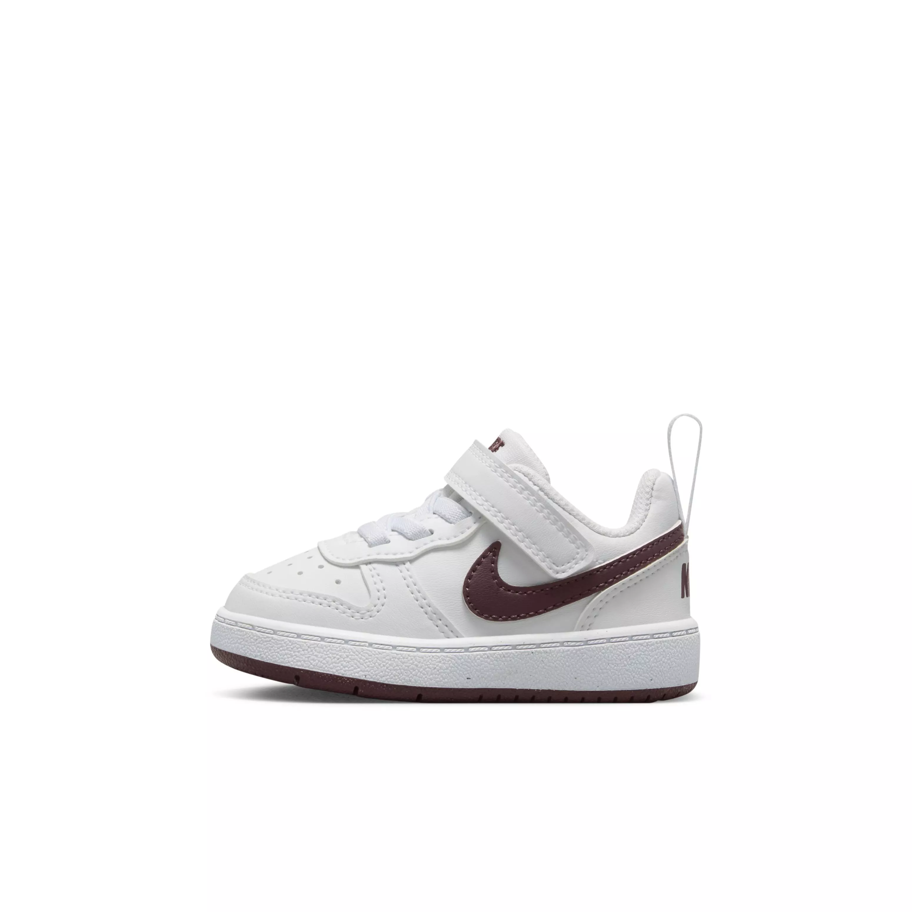 Nike Court Borough Low Recraft "White/Burgundy Crush" Infant Boys' Shoe - WHITE/BURGUNDY