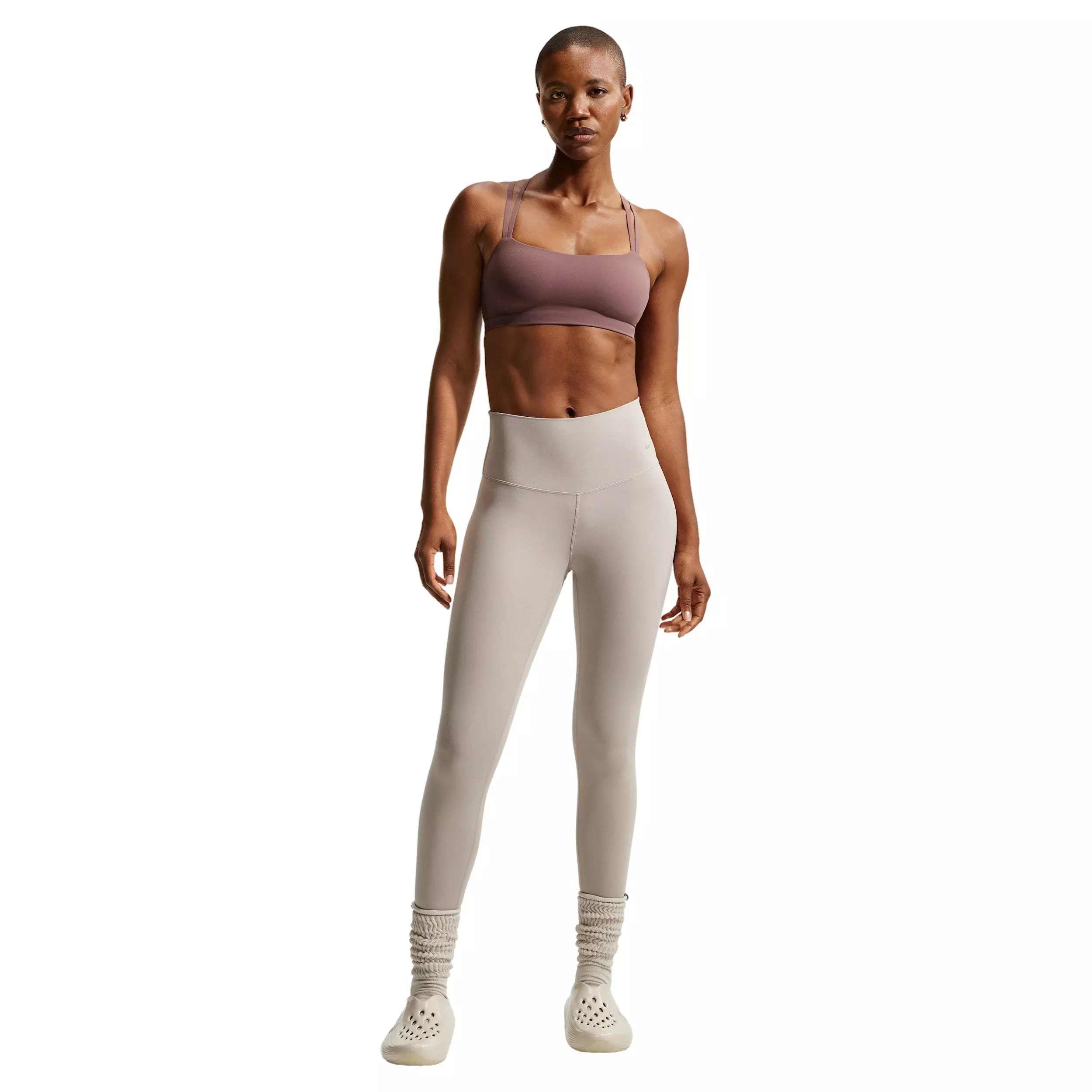 Nike Women's Zenvy Strappy Light-Support Padded Sports Bra - Tattoo Purple - TATTOO PURPLE