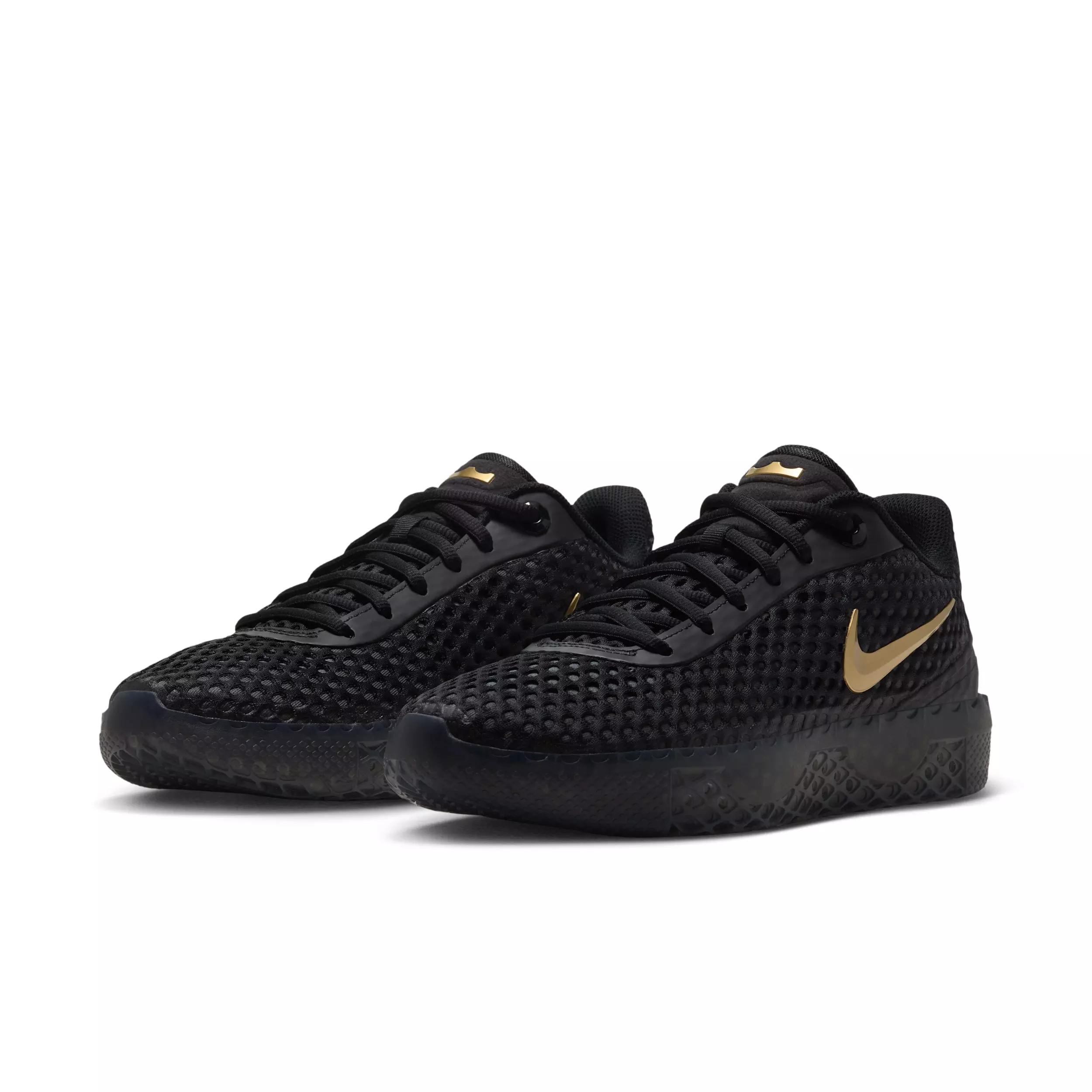 Nike LeBron Witness X "Black/Black/Iron Grey/Metallic Gold" Men's Basketball Shoe - BLACK/BLACK/GREY/GOLD