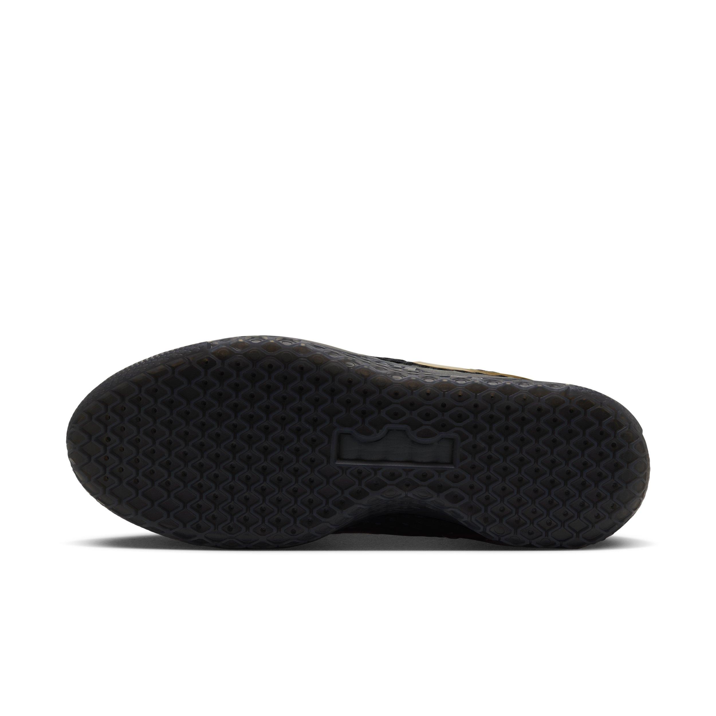 Nike LeBron Witness X "Black/Black/Iron Grey/Metallic Gold" Men's Basketball Shoe - BLACK/BLACK/GREY/GOLD