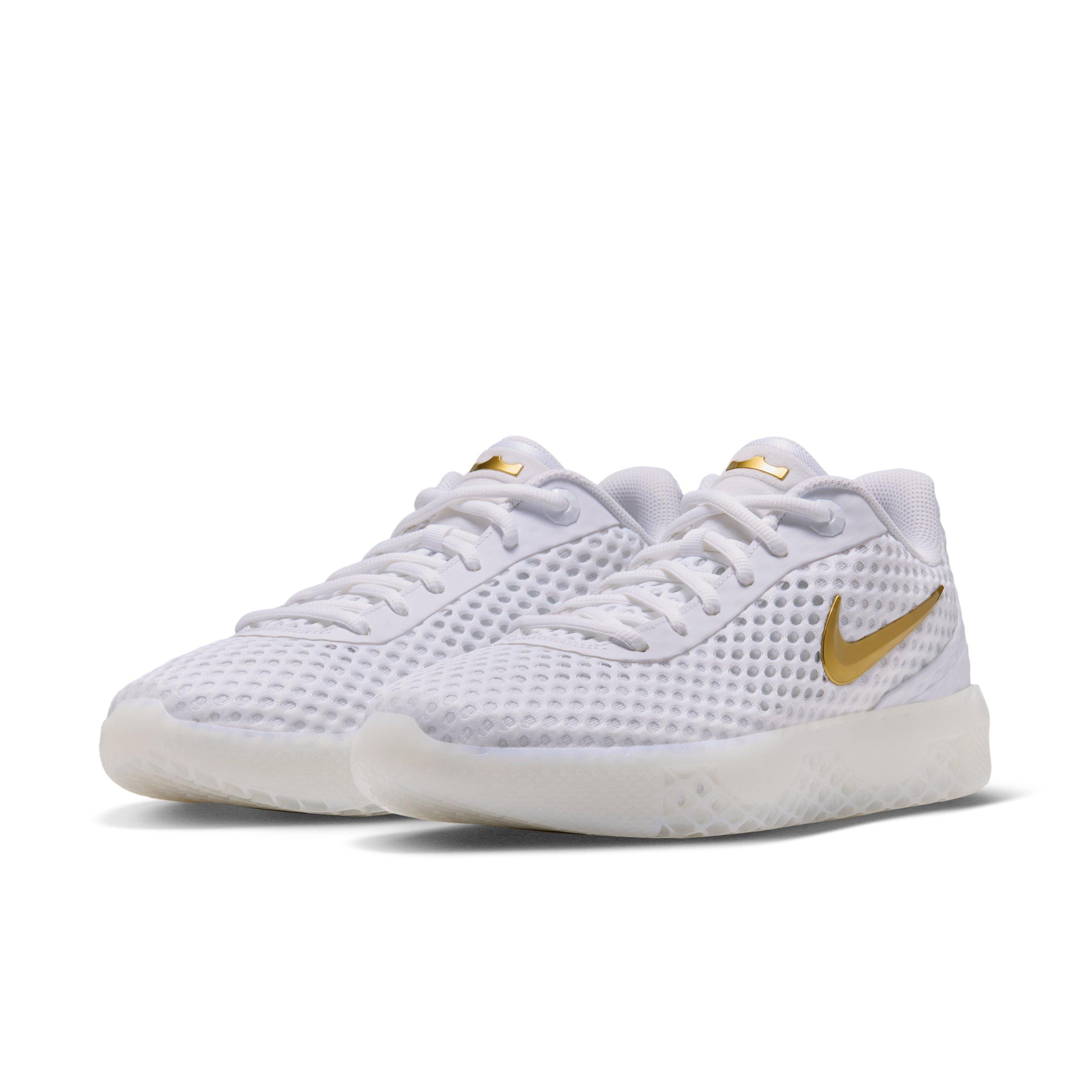 Nike LeBron Witness X "White/White/Photon Dust/Metallic Gold" Men's Basketball Shoe - WHITE/WHITE/DUST/GOLD